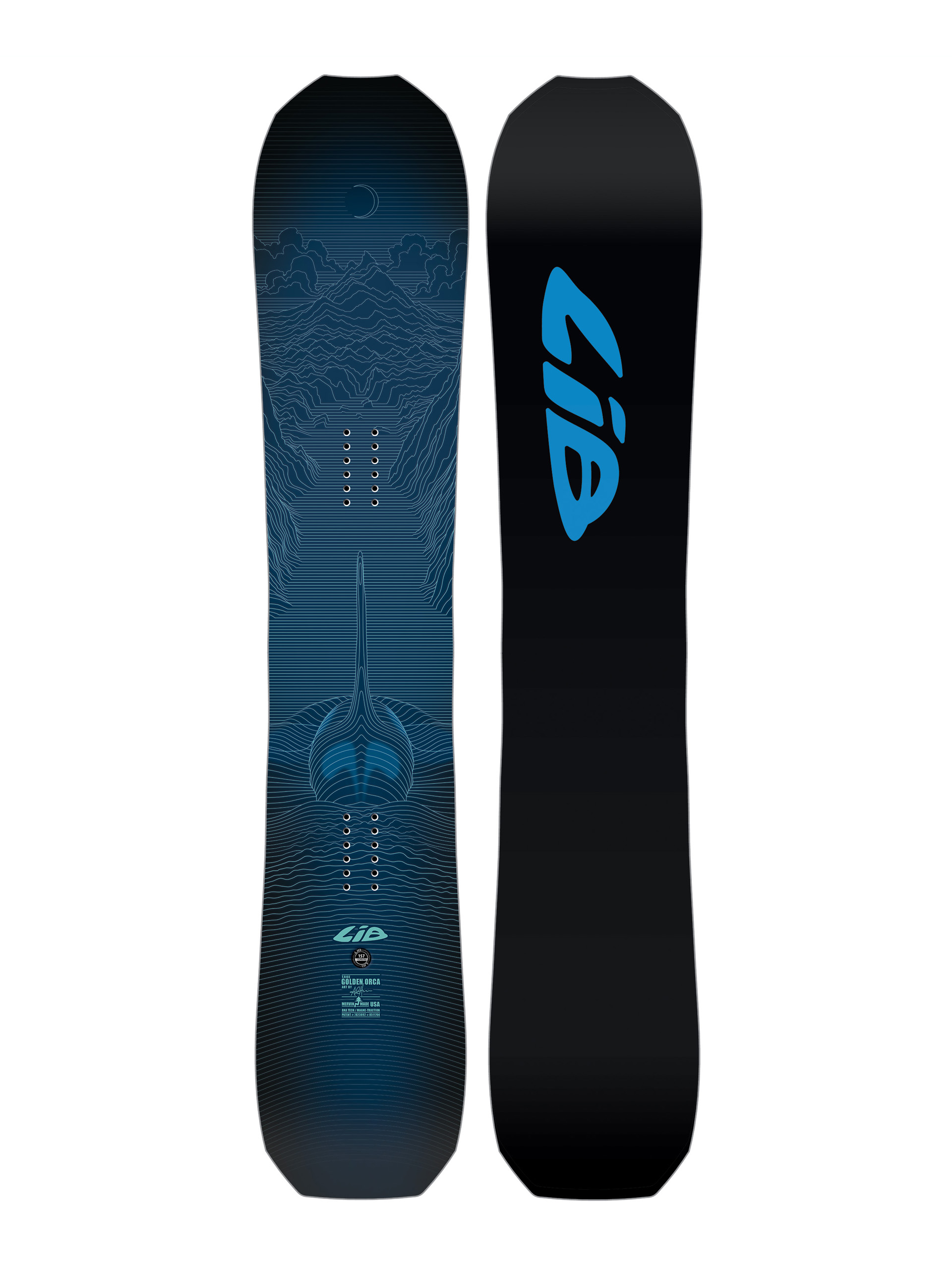 Lib Tech Golden Orca Snowboard - multicolor