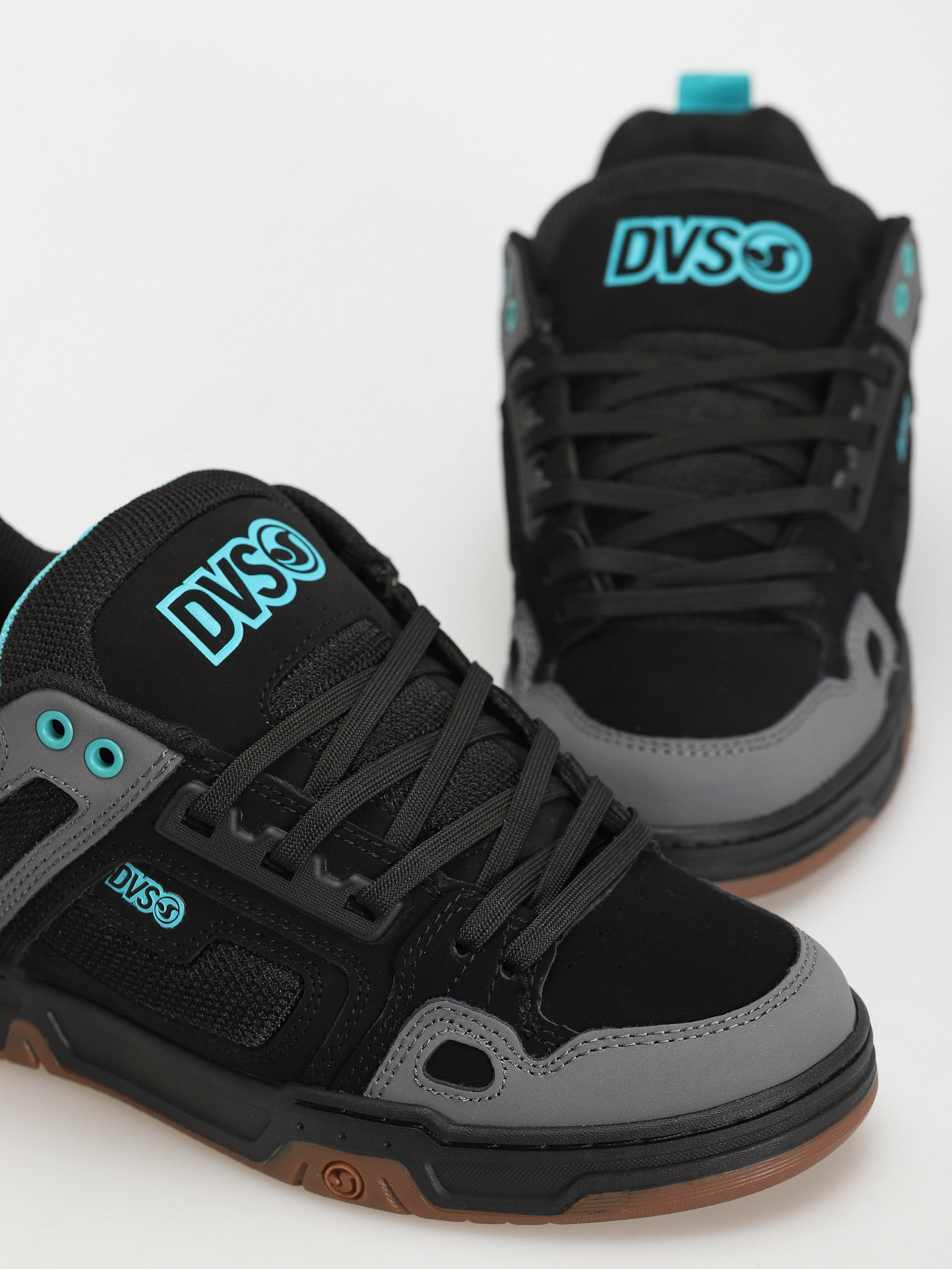 DVS Comanche Shoes (black turquoise gum nubuck)