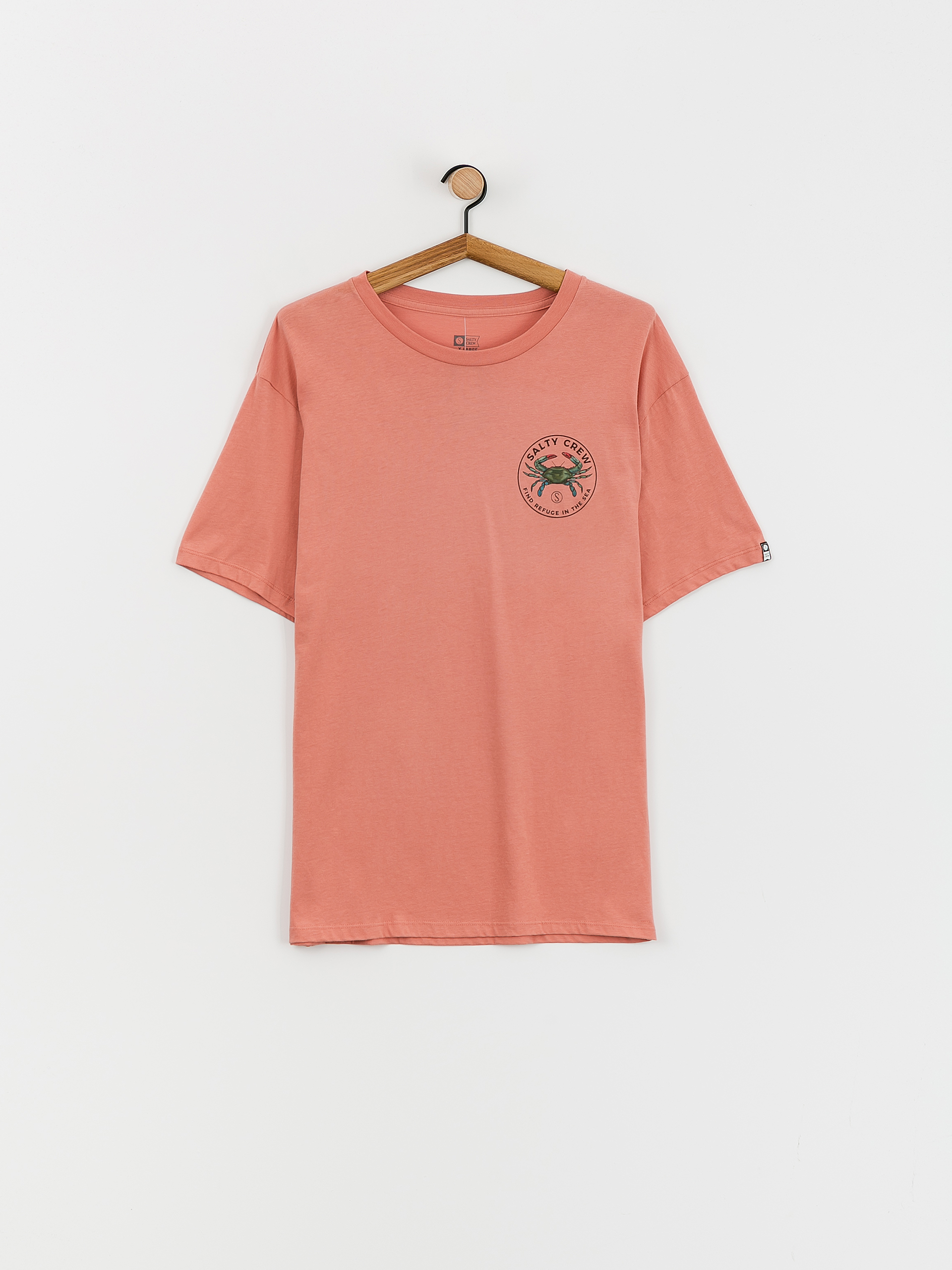 Salty Crew Blue Crabber T-shirt (coral)