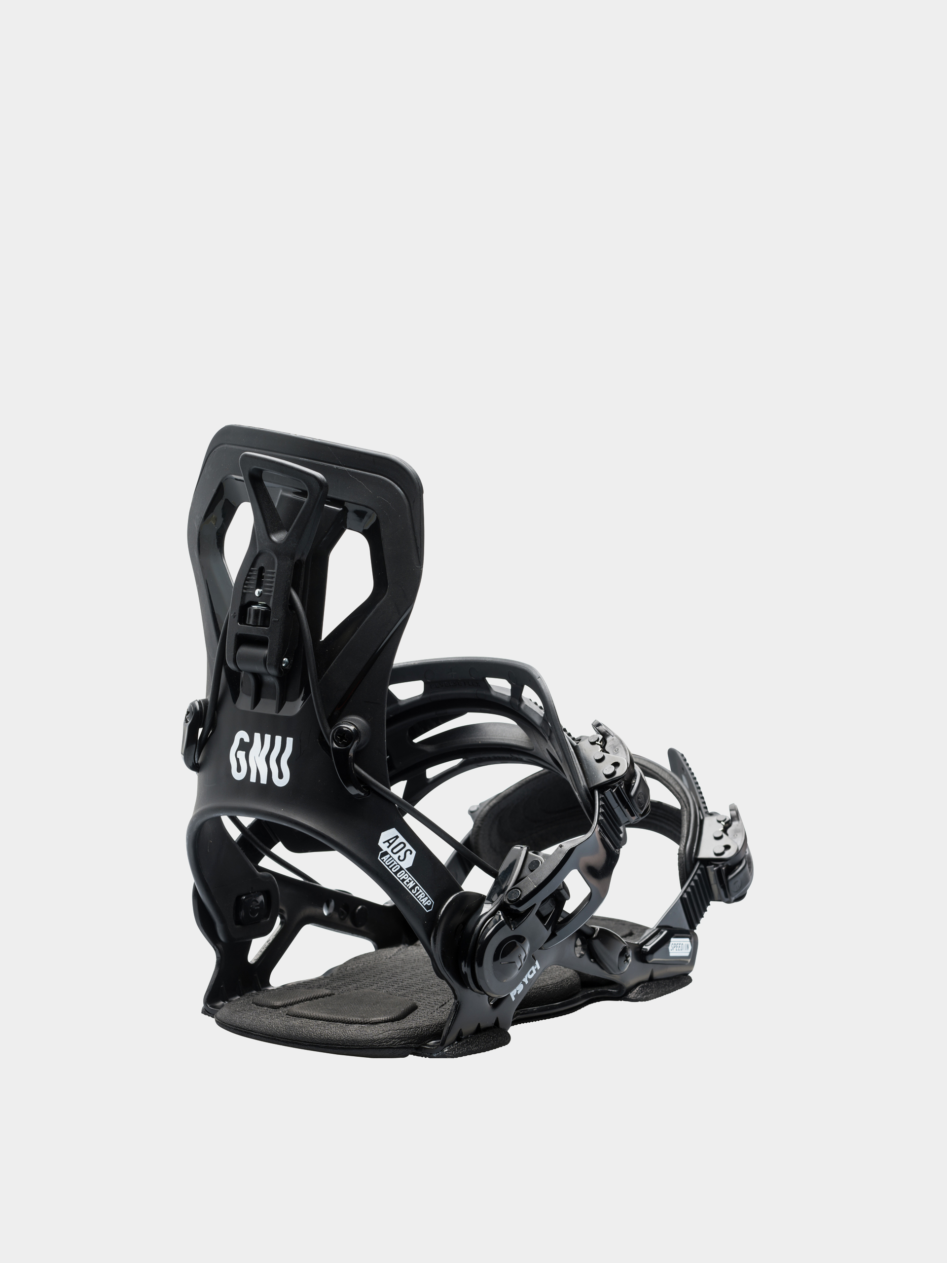 Mens Gnu Psych Snowboard bindings (black)