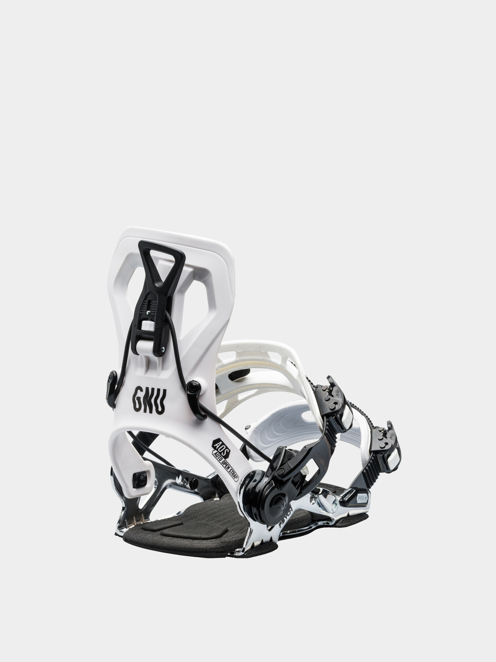 Gnu Psych Snowboard bindings (white)