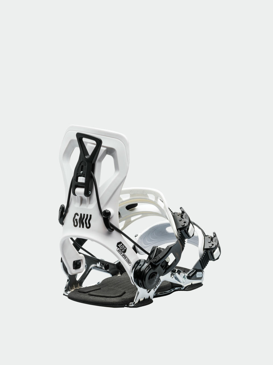 Mens Gnu Psych Snowboard bindings (white)