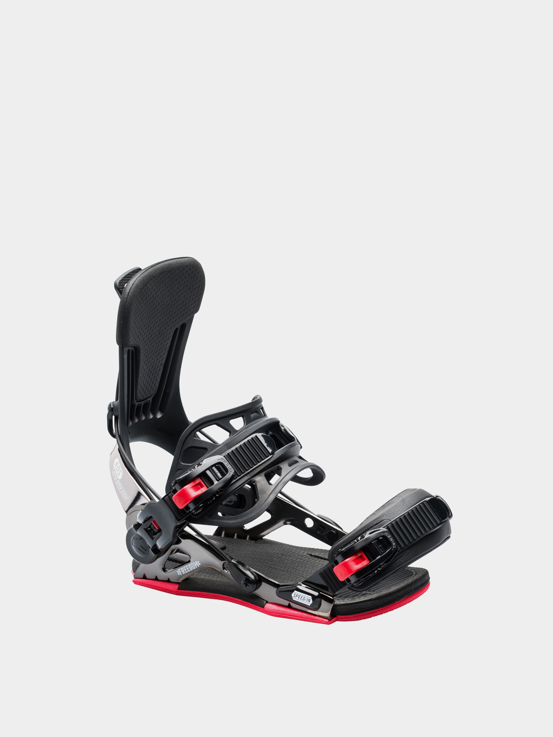 Mens Gnu Freedom Snowboard bindings (black)