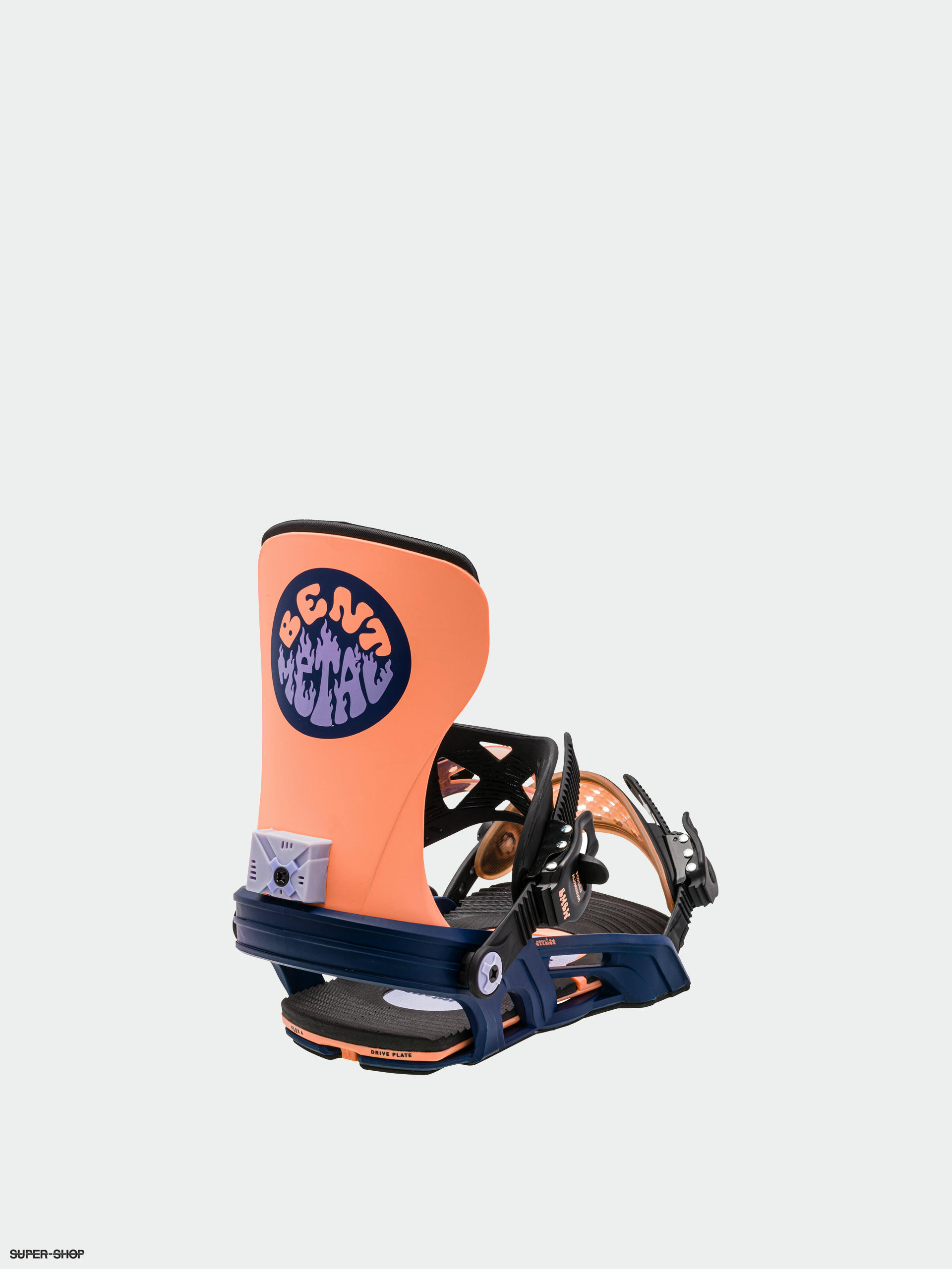 Bent Metal Stylist Snowboard bindings Wmn orange blue