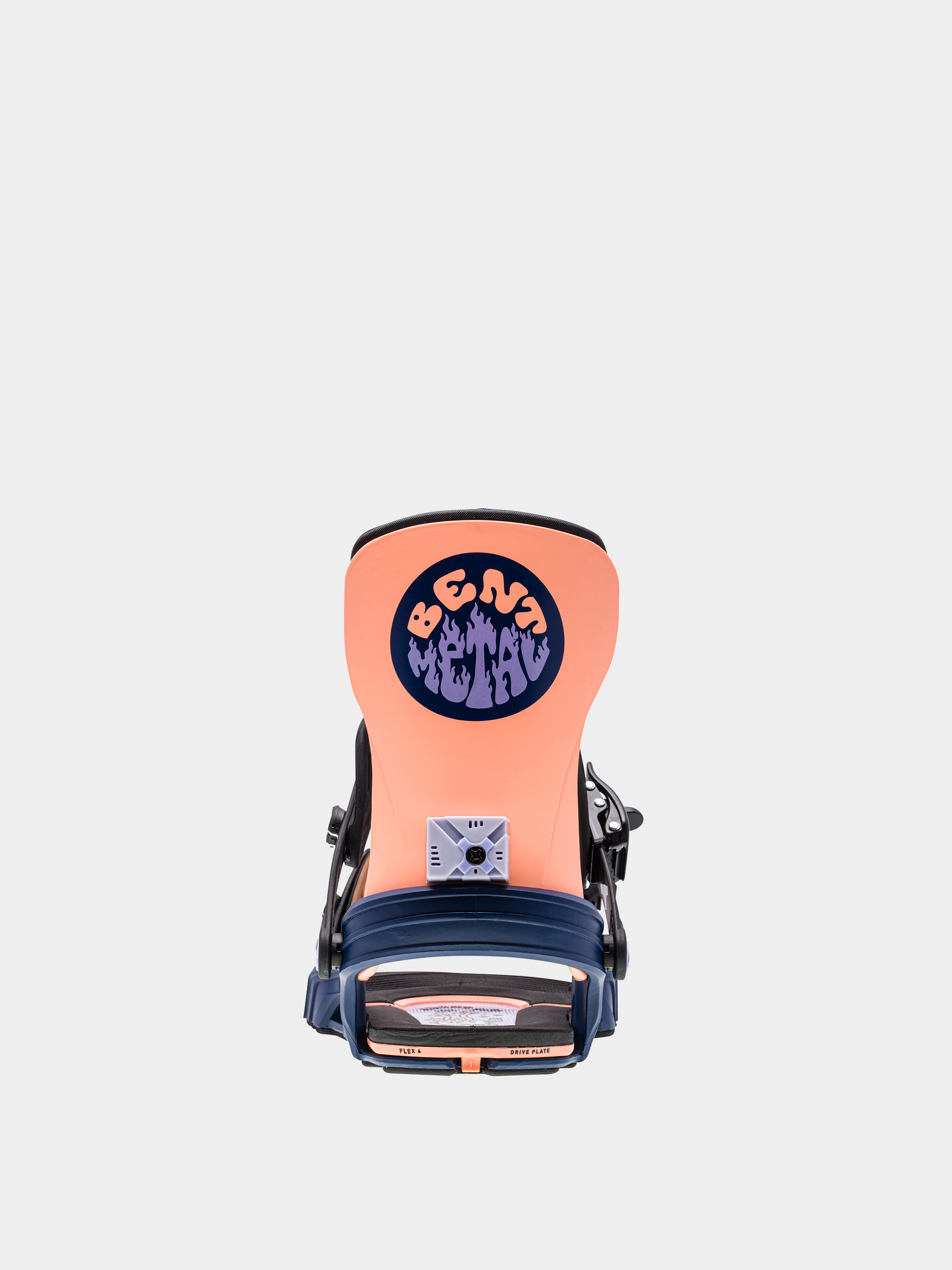 Womens Bent Metal Stylist Snowboard bindings (orange/blue)