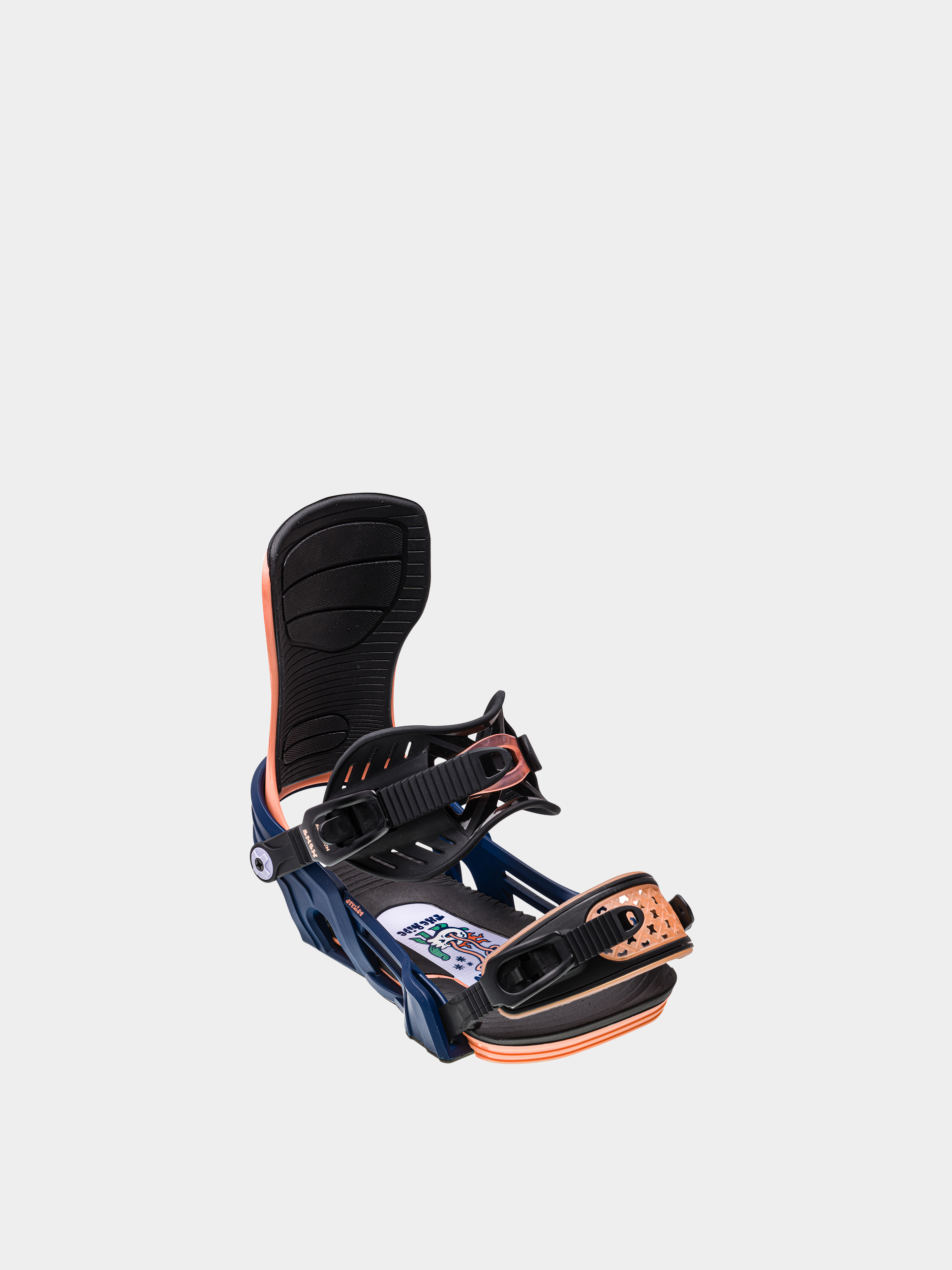 Womens Bent Metal Stylist Snowboard bindings (orange/blue)