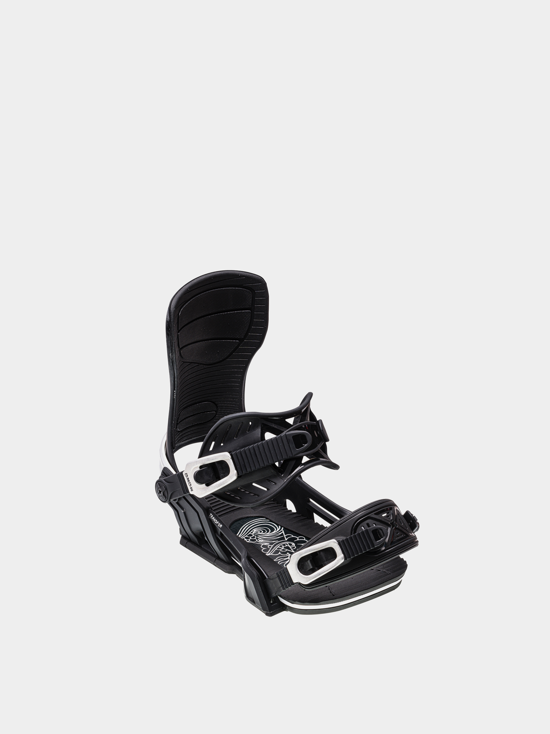 Mens Bent Metal Transfer Snowboard bindings (black/silver)