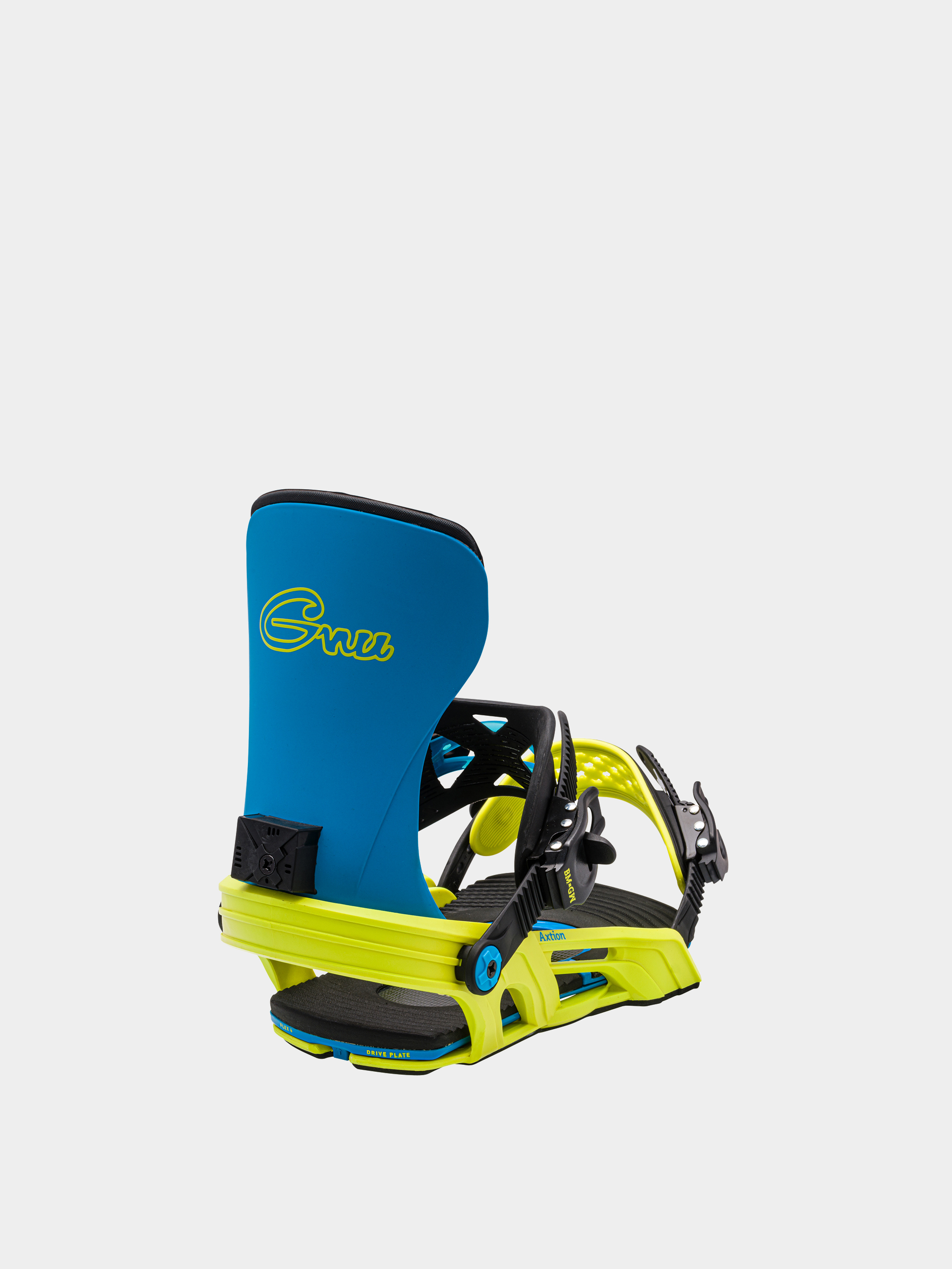 Mens Bent Metal Axtion Snowboard bindings (blue/green)