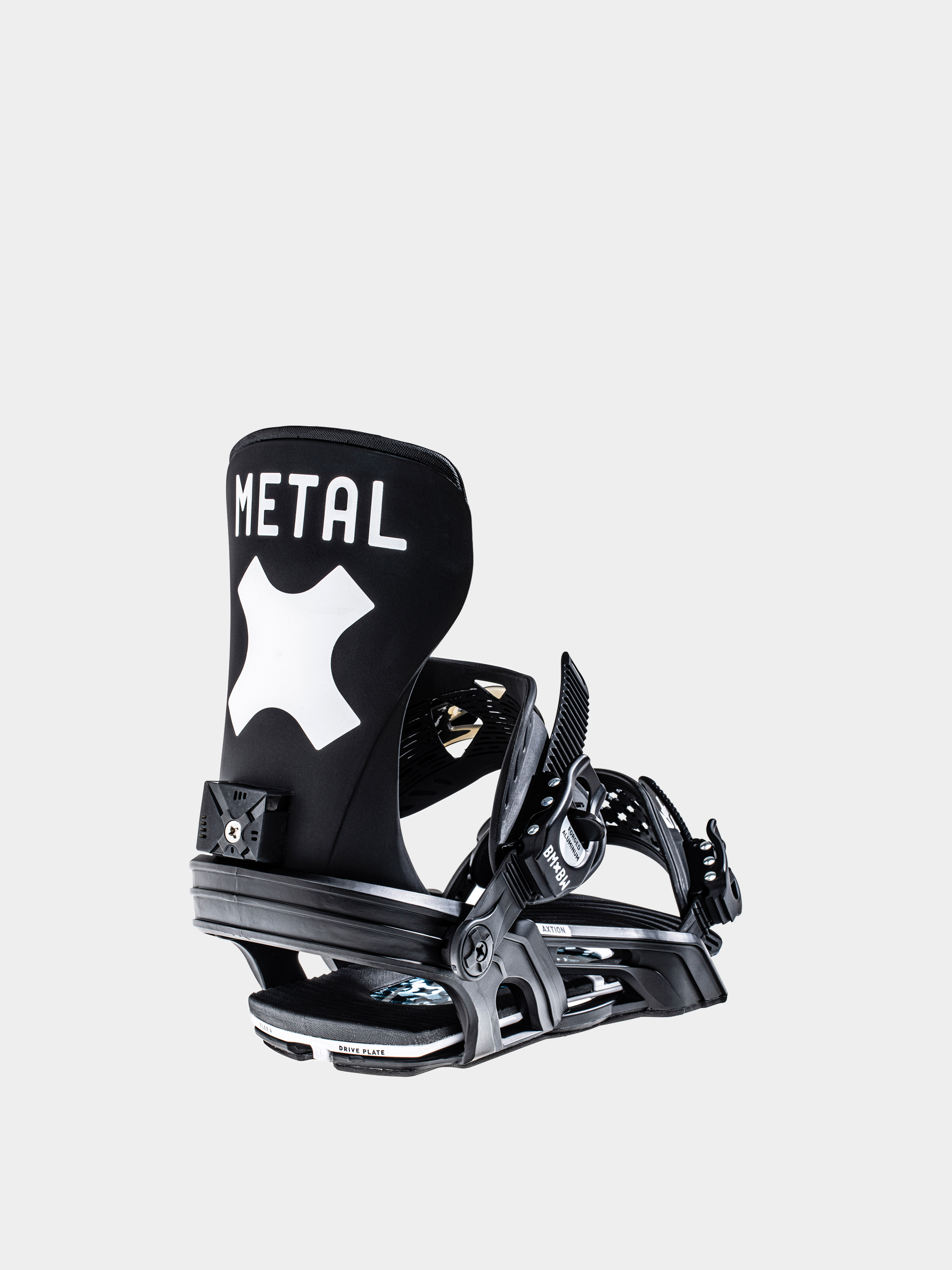 Mens Bent Metal Axtion Snowboard bindings (black)