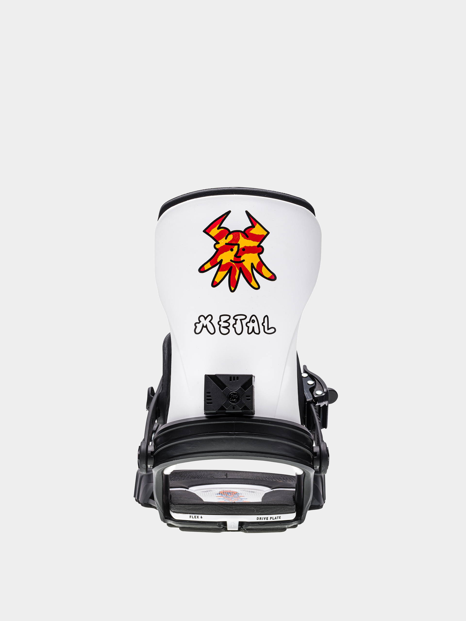 Mens Bent Metal Axtion Snowboard bindings (black/white)