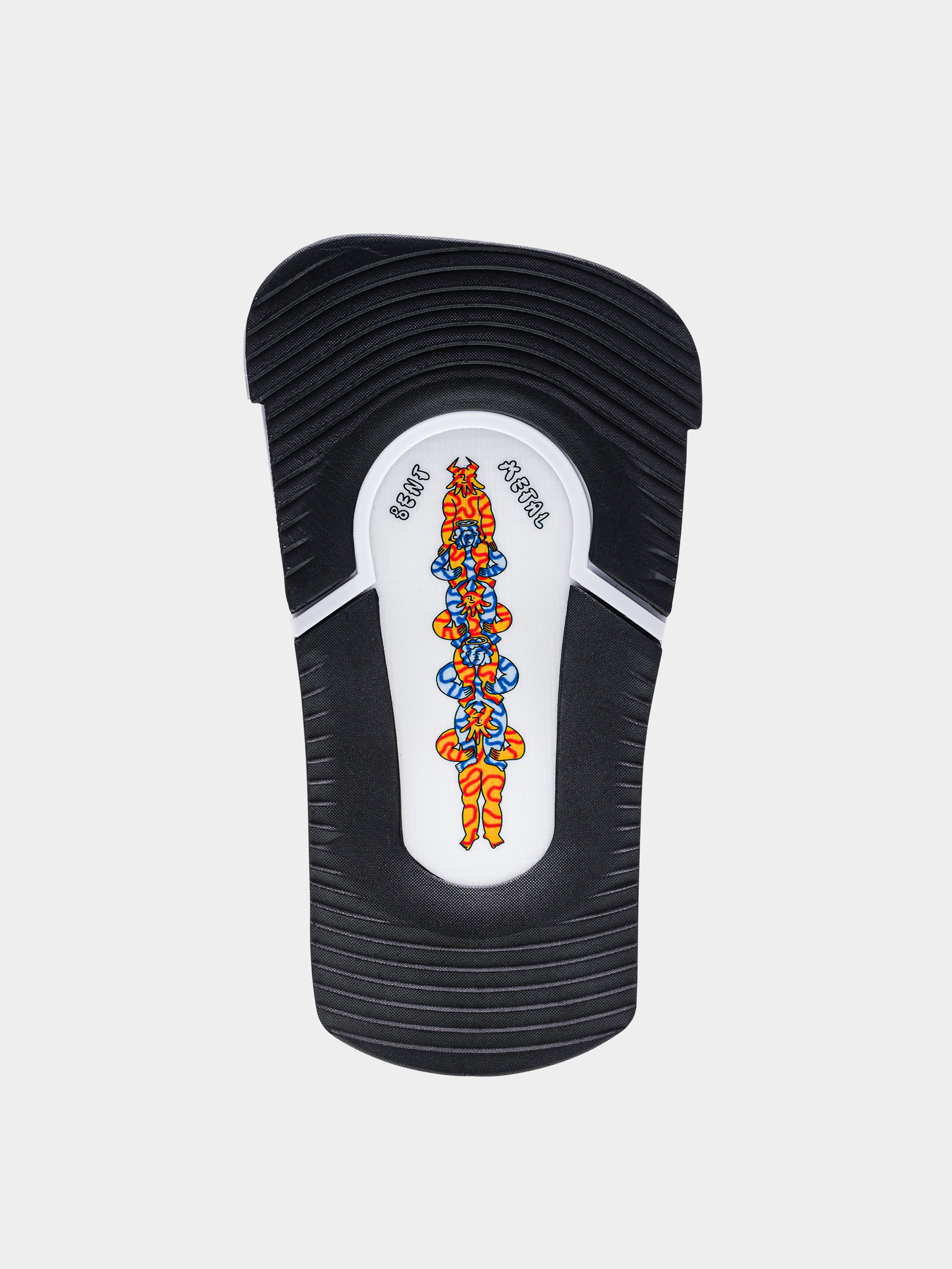 Mens Bent Metal Axtion Snowboard bindings (black/white)