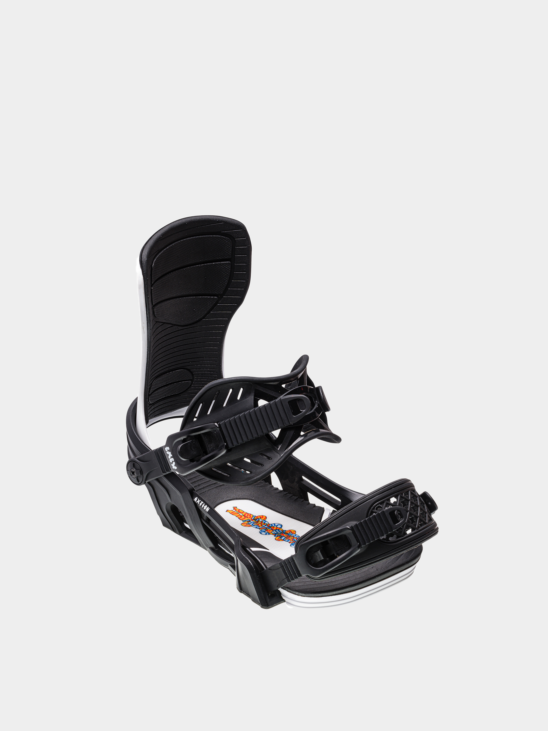 Mens Bent Metal Axtion Snowboard bindings (black/white)