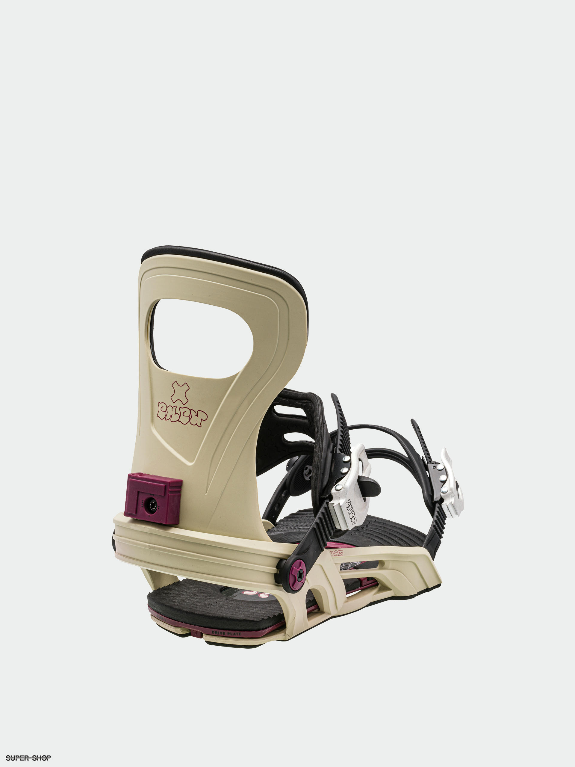 Mens Bent Metal Joint Snowboard bindings grey