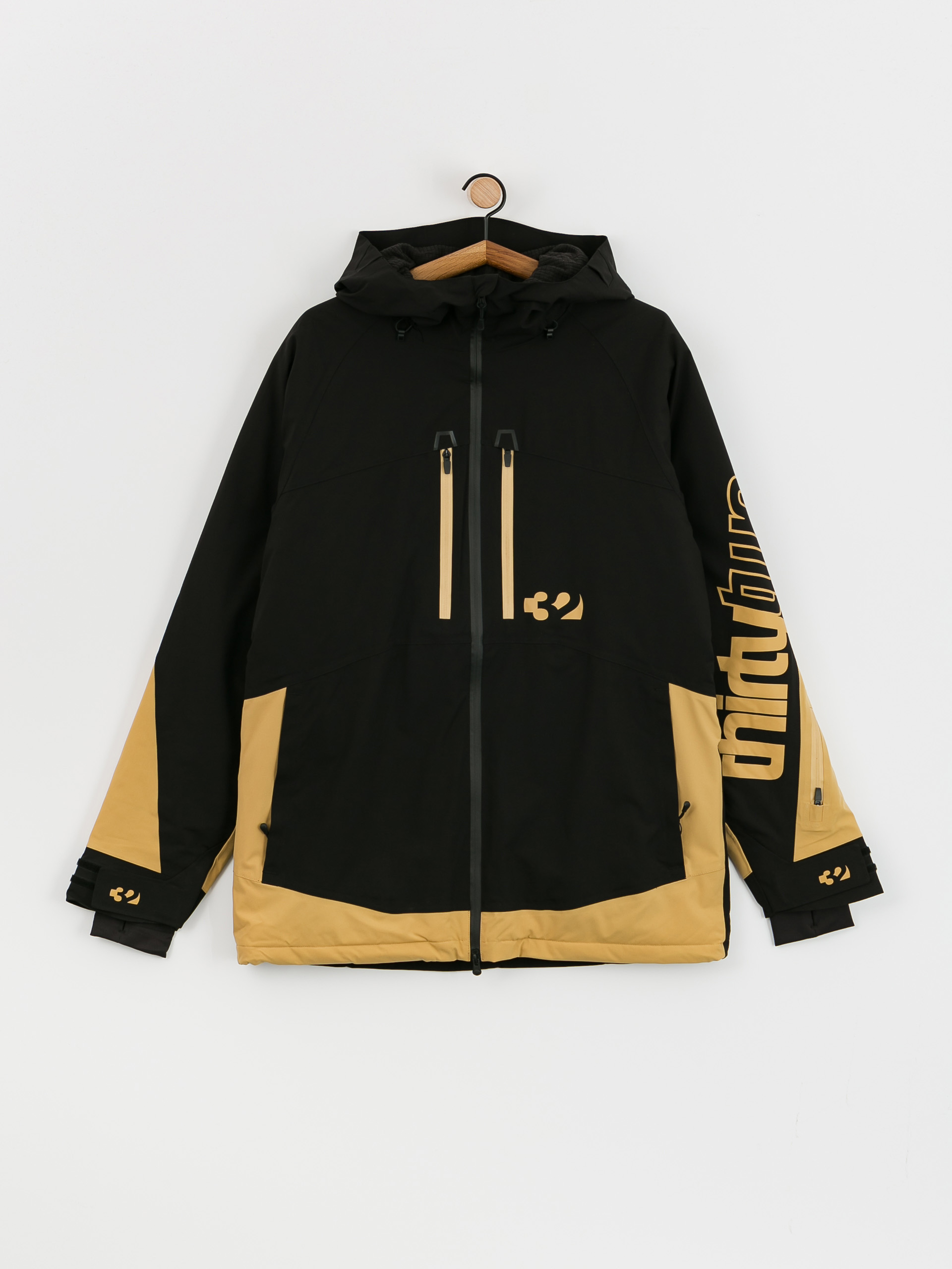 Herren ThirtyTwo Lashed Insulated Snowboardjacke (black/tan)