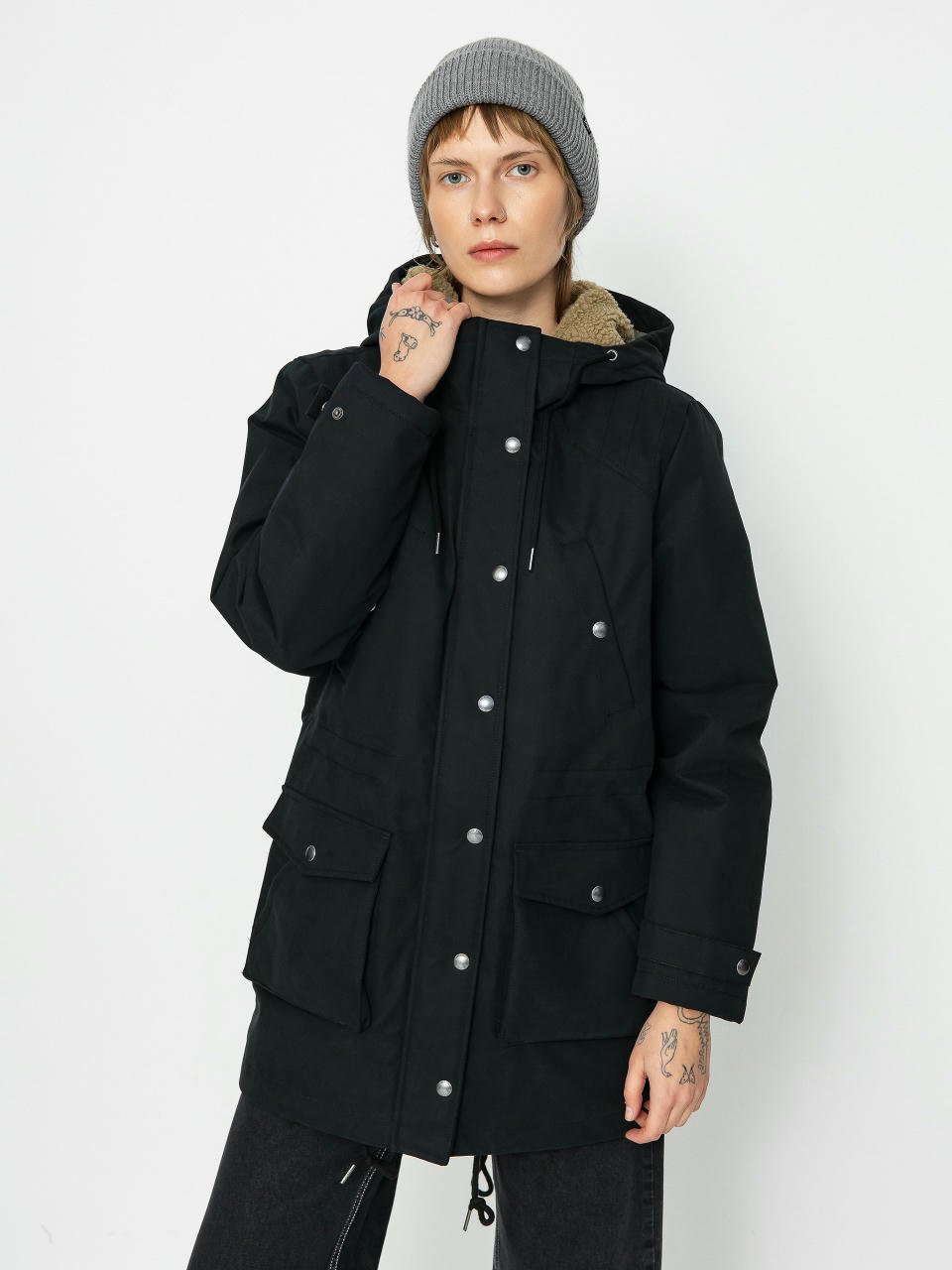 Volcom Walk On By 5K Parka Jacke Wmn (black)