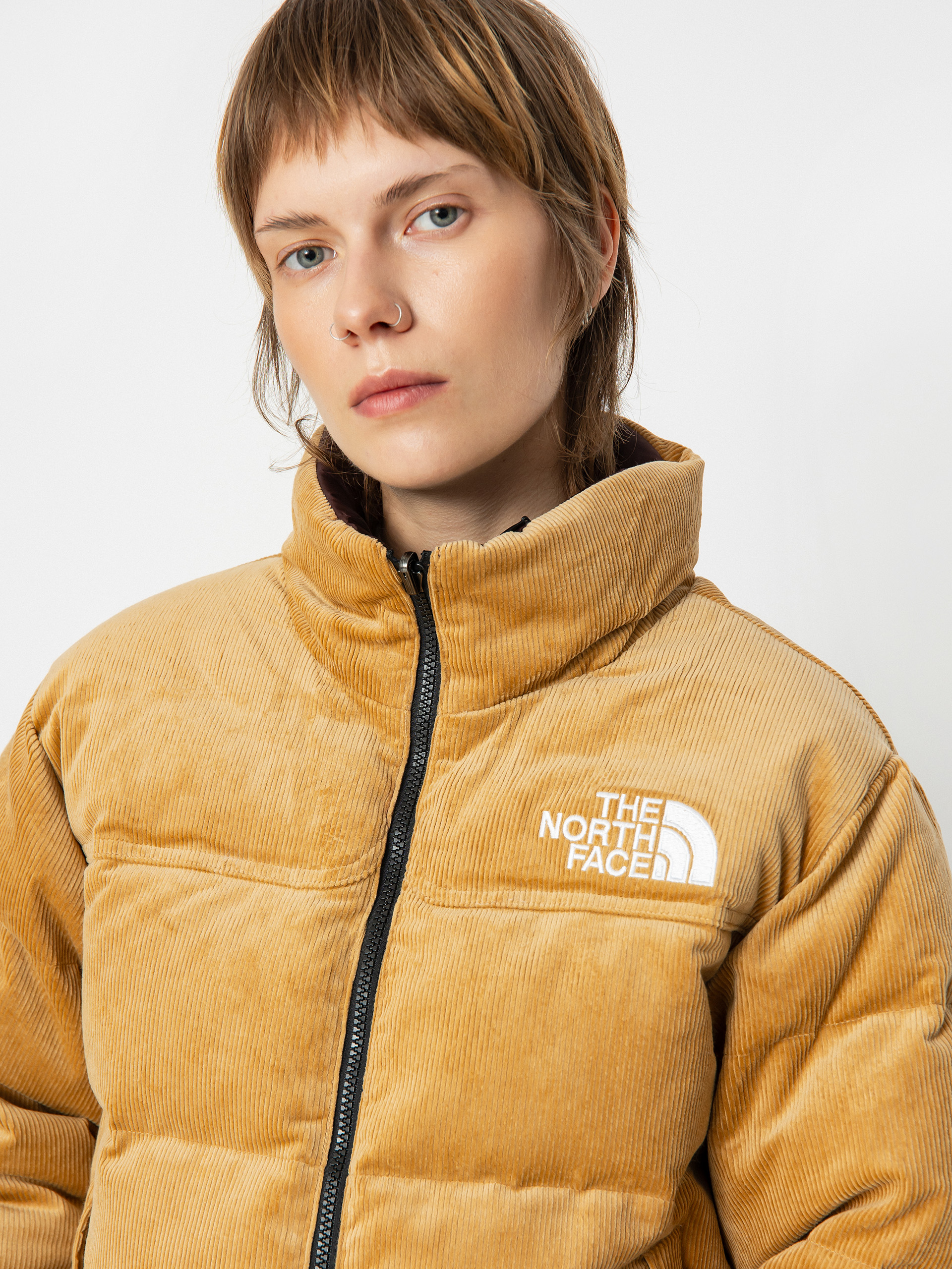 The North Face 92 Reversible Nuptse Jacke Wmn (almond butter/coalbrown)