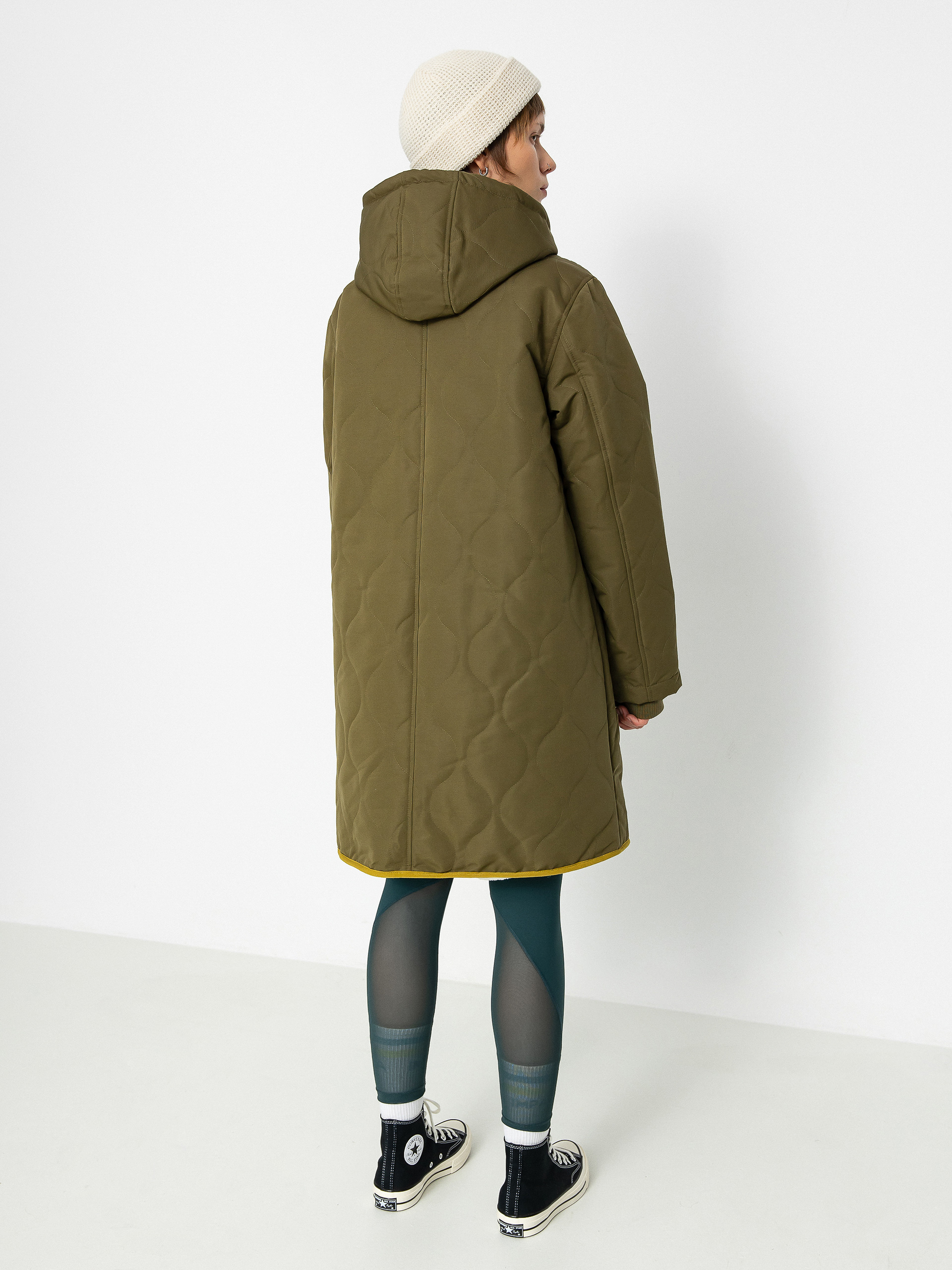 RVCA Jean Parka Jacke Wmn (dark chocolate/dark orange)