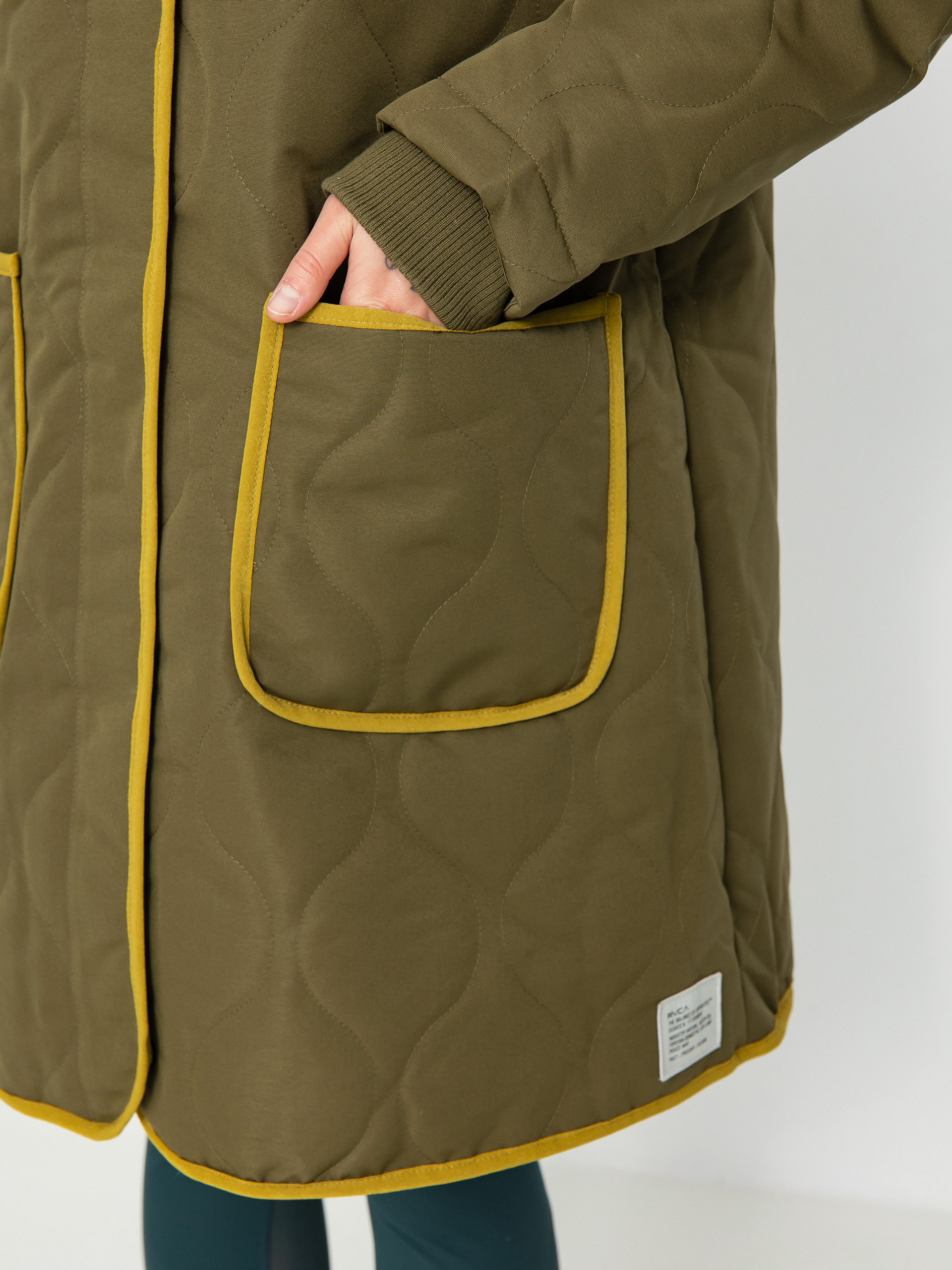 RVCA Jean Parka Jacke Wmn (dark chocolate/dark orange)