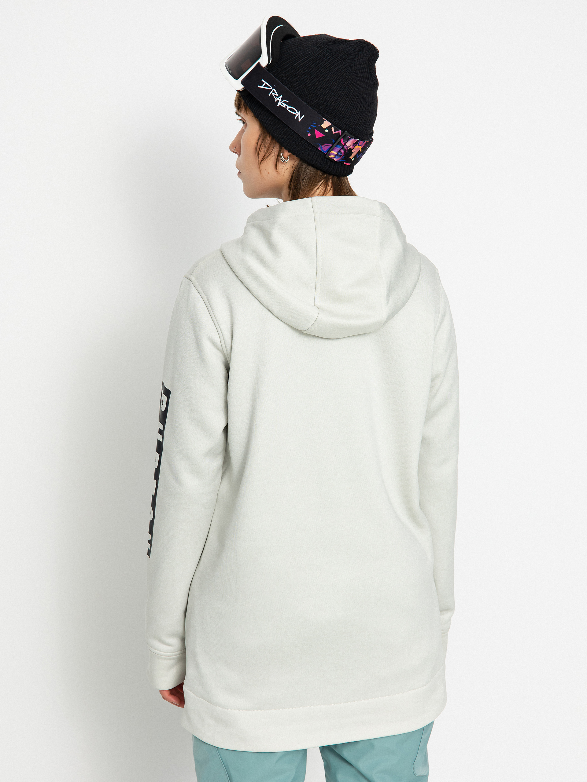 Burton Oak Long HD Hoodie Wmn (stout white heather)