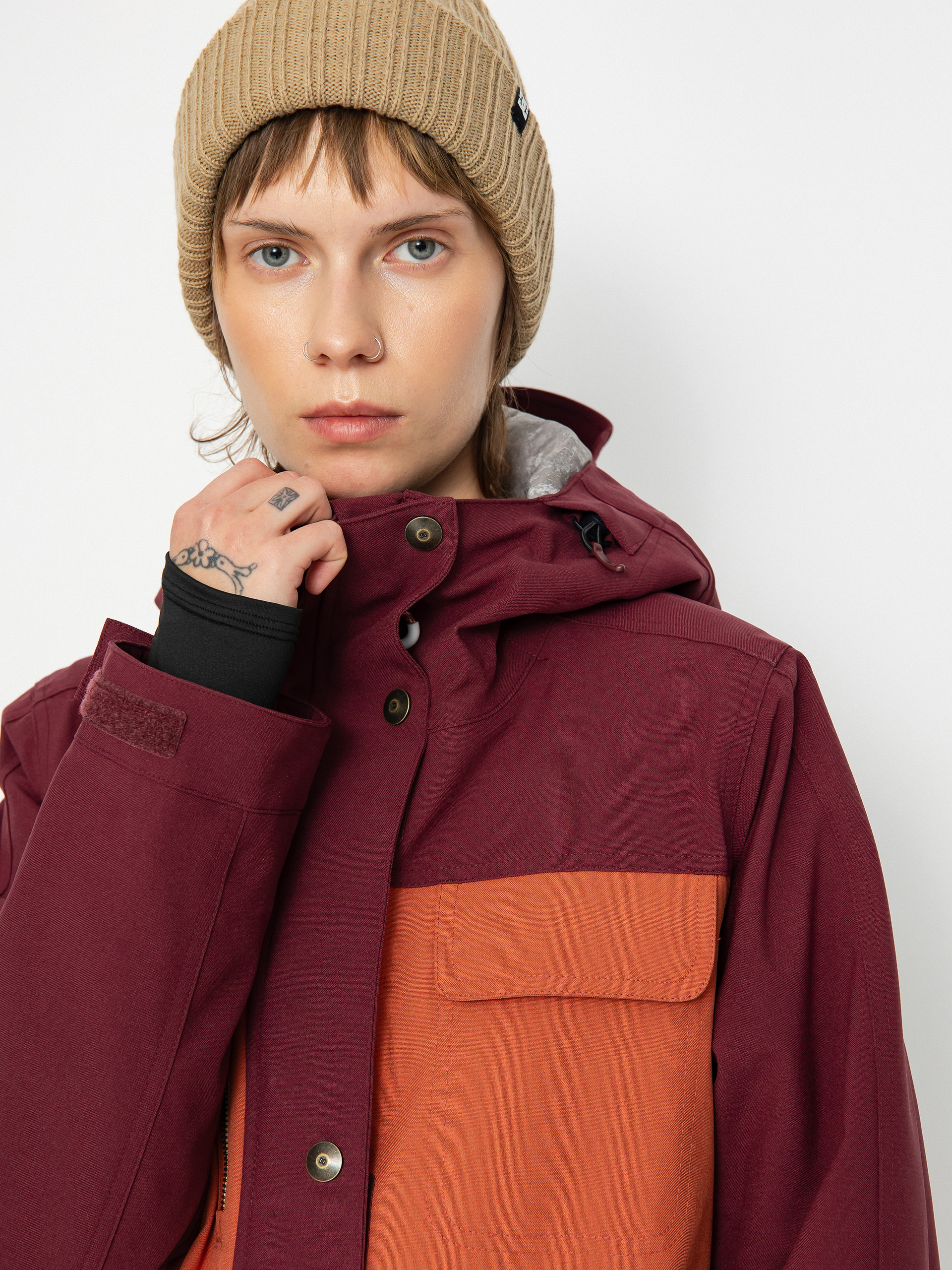 Damen DC Liberate Snowboardjacke (tawny port)