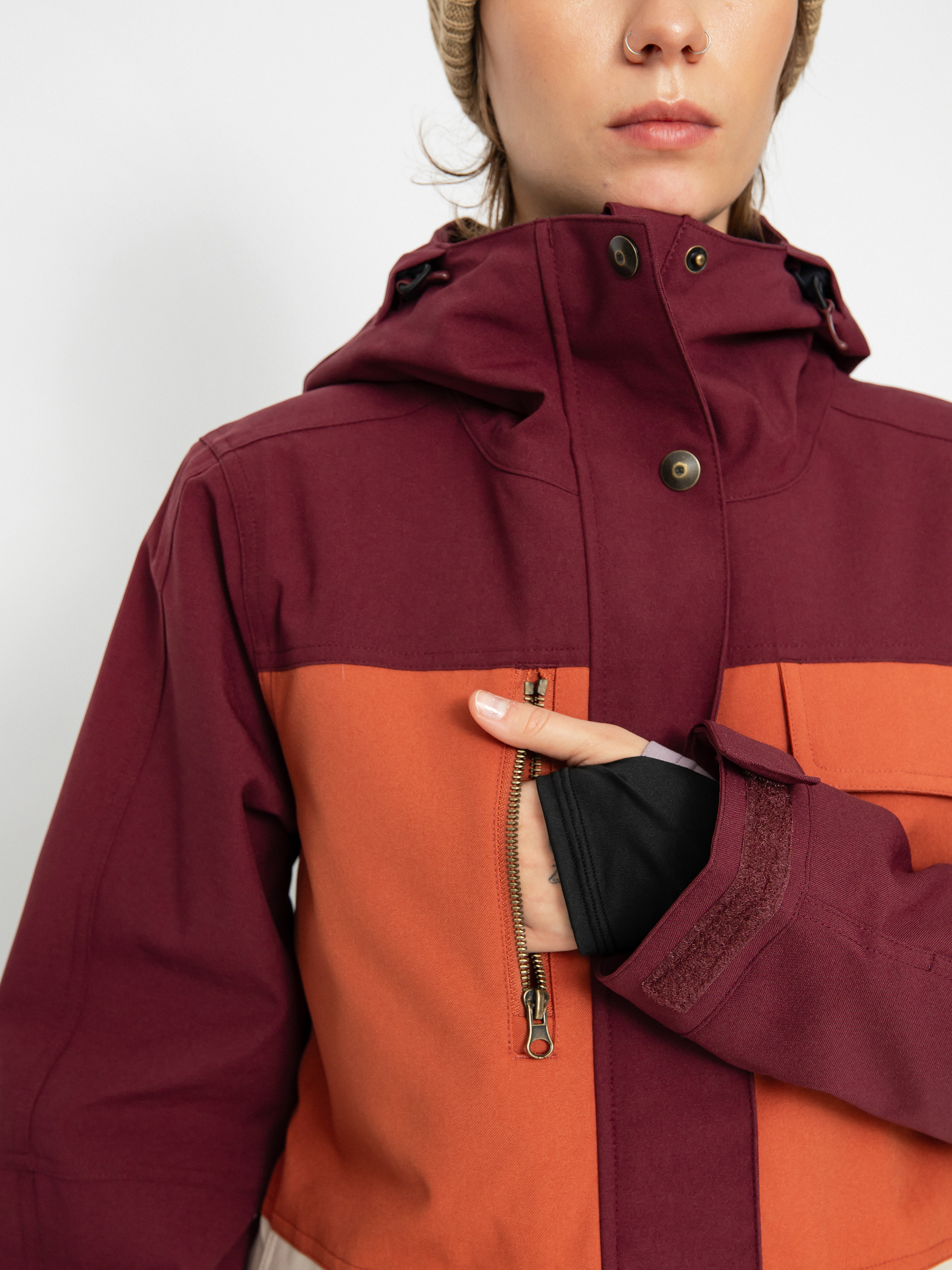 Damen DC Liberate Snowboardjacke (tawny port)