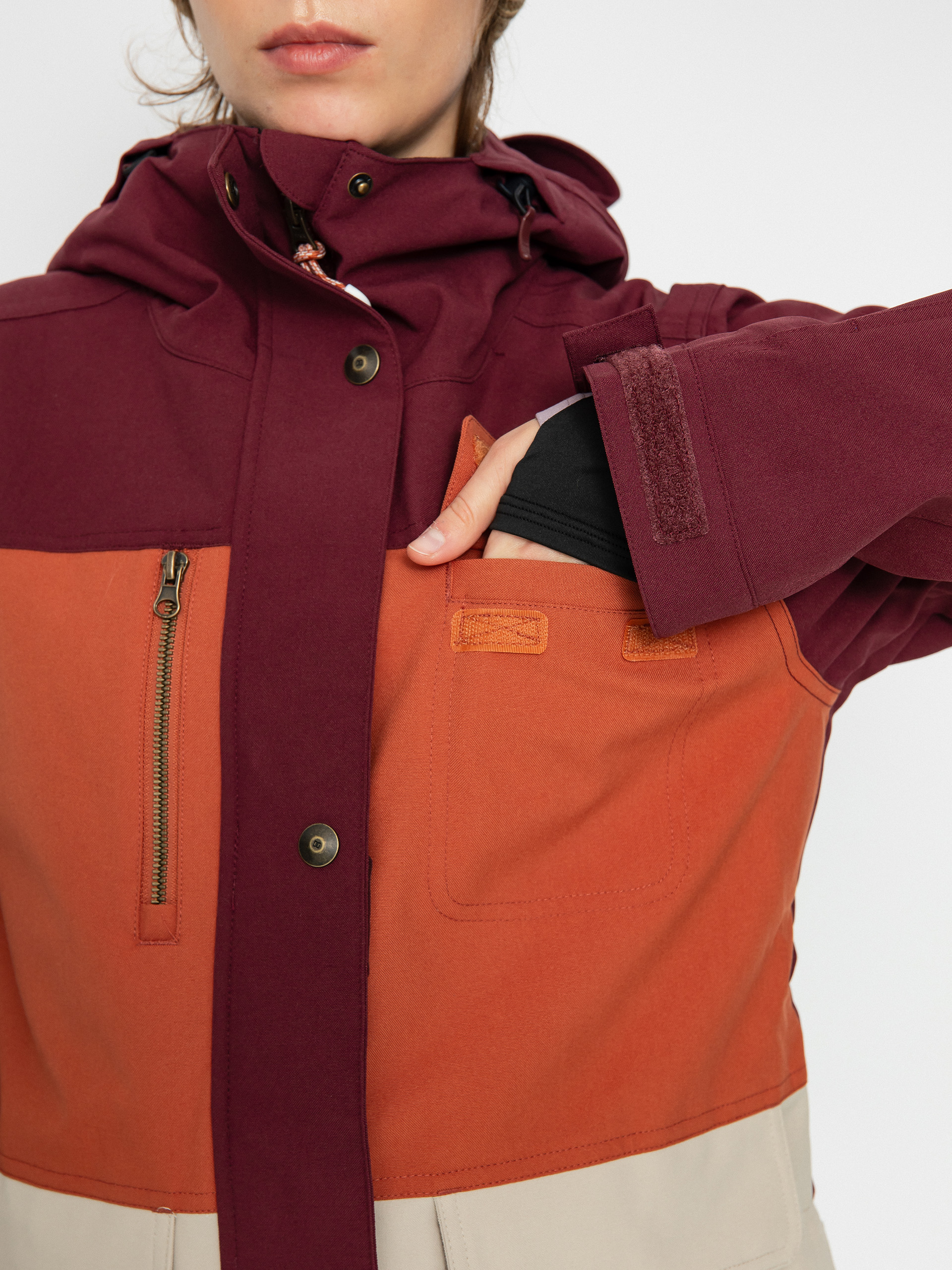 Damen DC Liberate Snowboardjacke (tawny port)