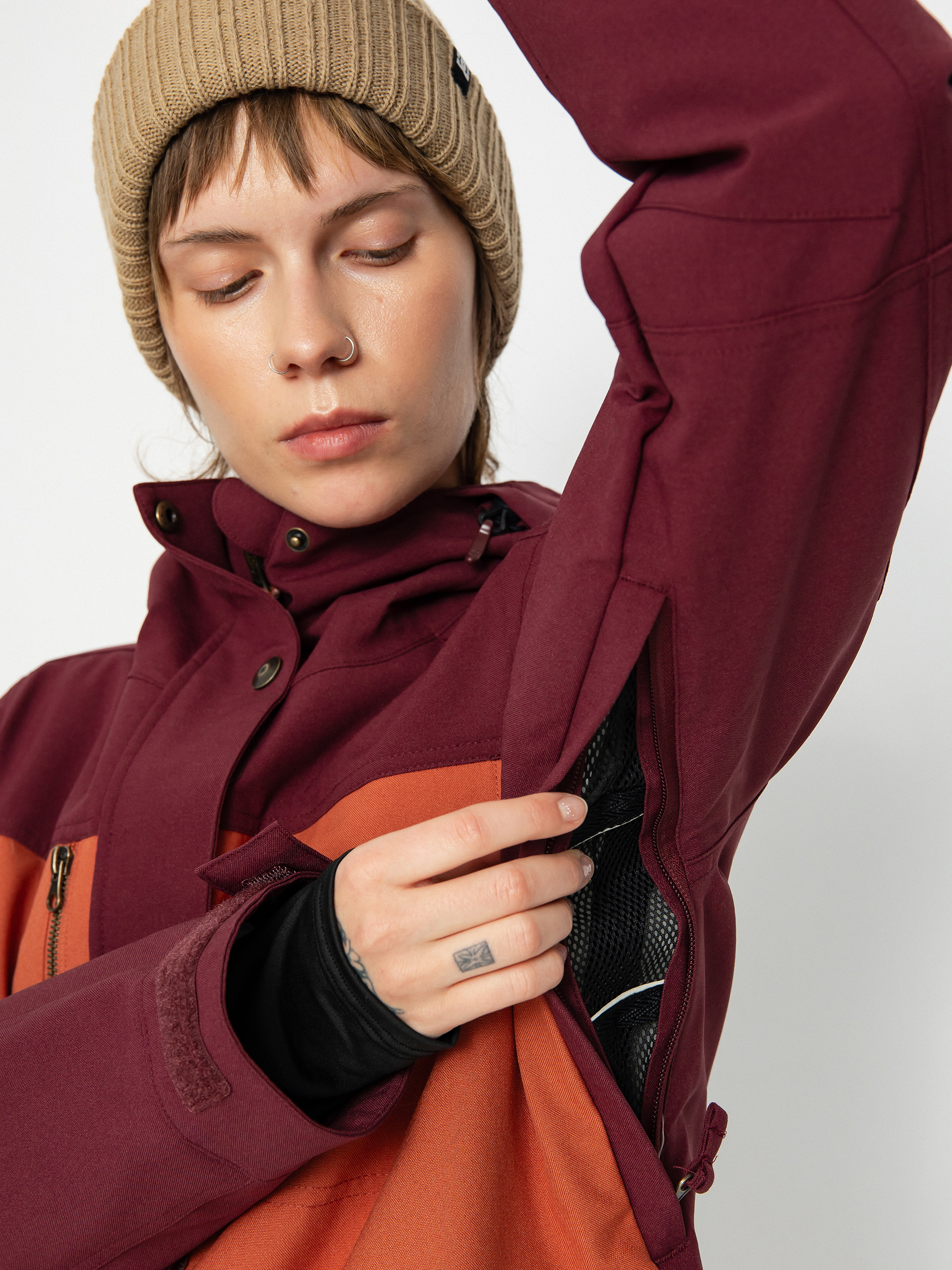 Damen DC Liberate Snowboardjacke (tawny port)