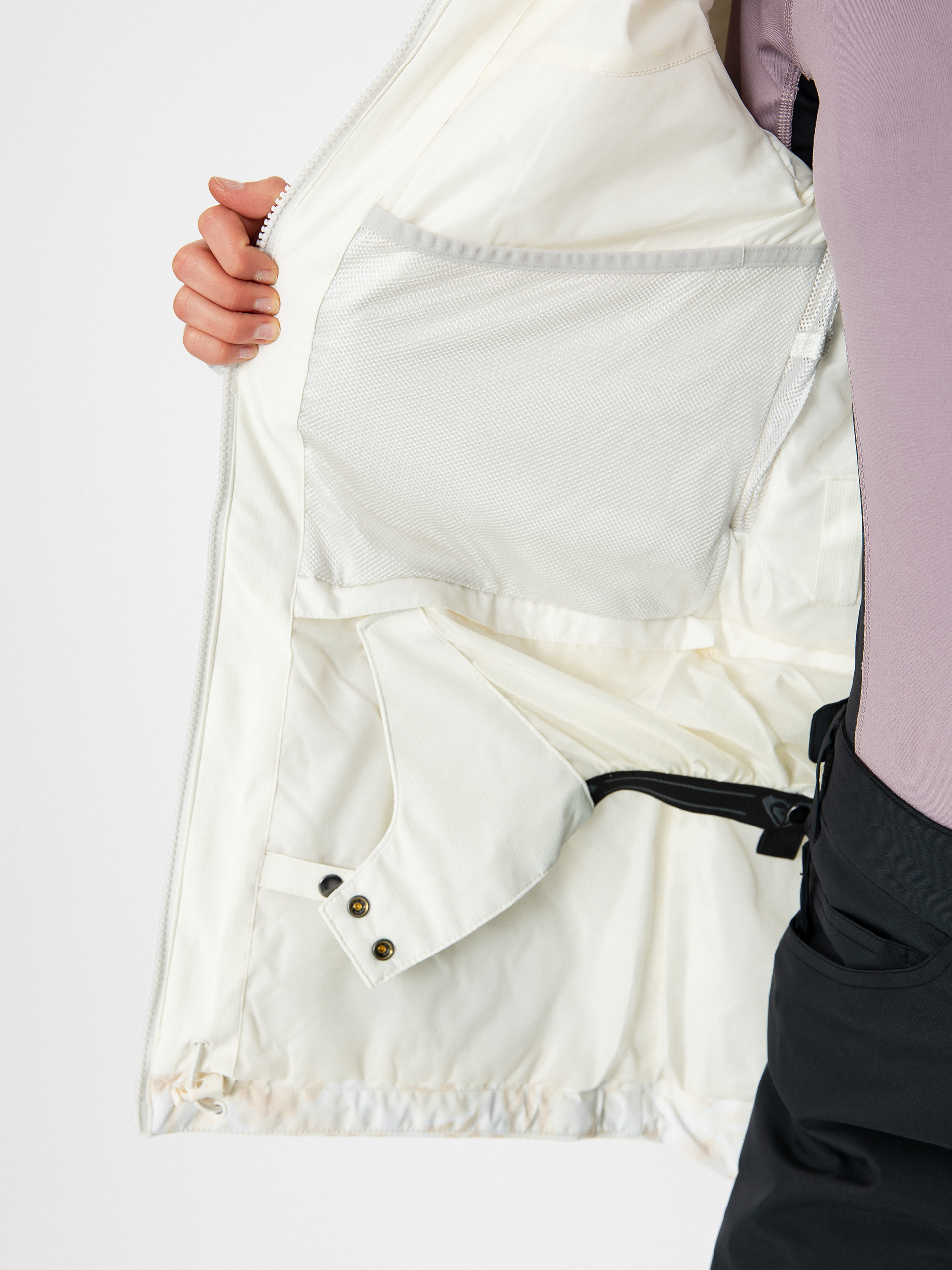 Damen Roxy Stated Snowboardjacke (egret glow)