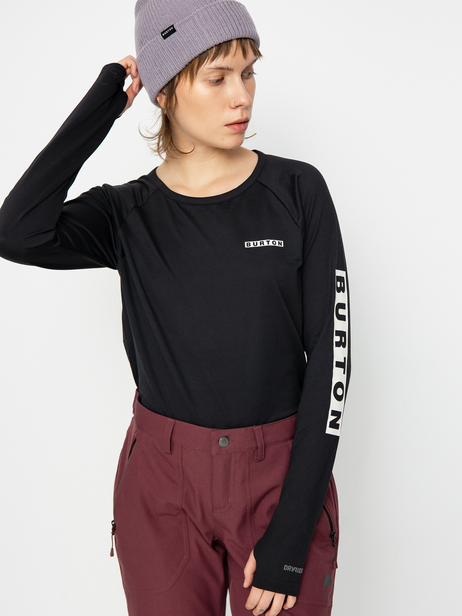 Burton Roadie Base Layer Tech Longsleeve Wmn (true black)