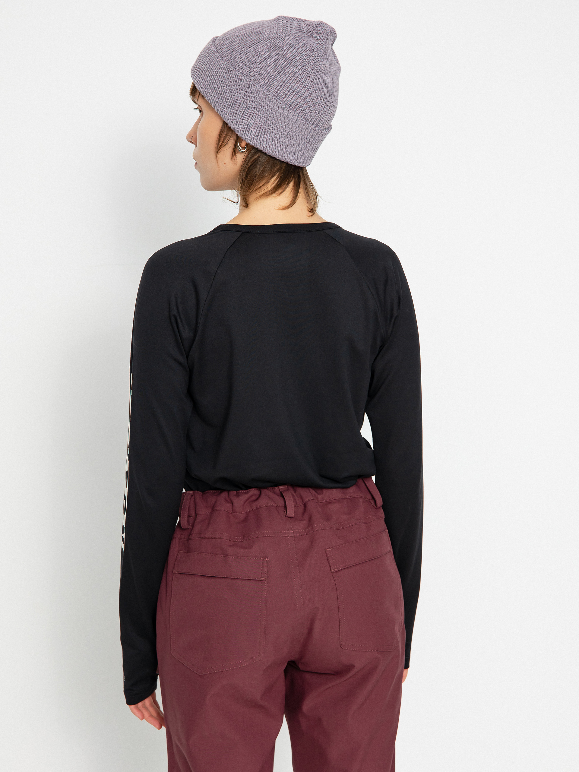 Damen Burton Roadie Base Layer Tech Longsleeve (true black)