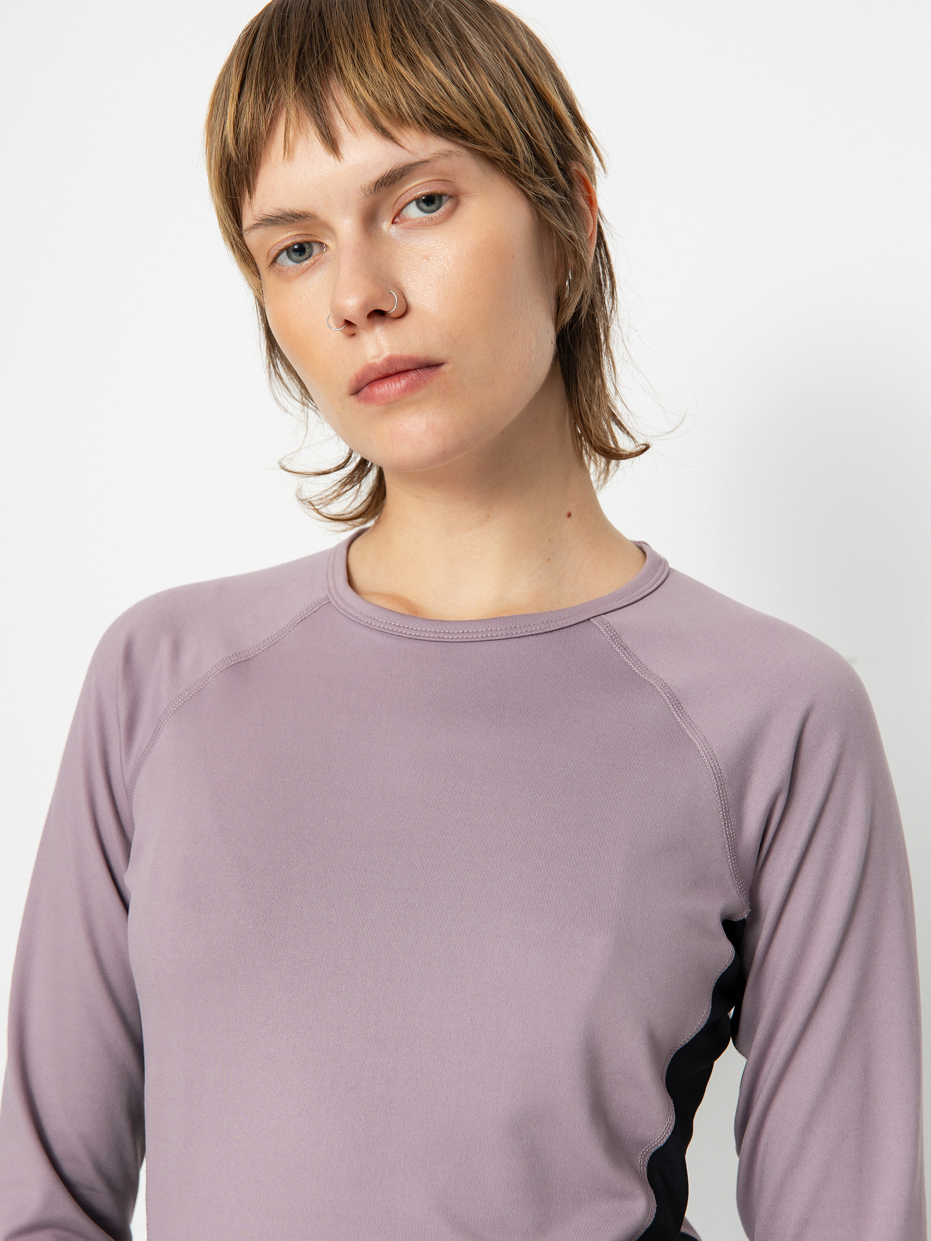 Damen Burton Midweight X Base Layer Longsleeve (elderberry)