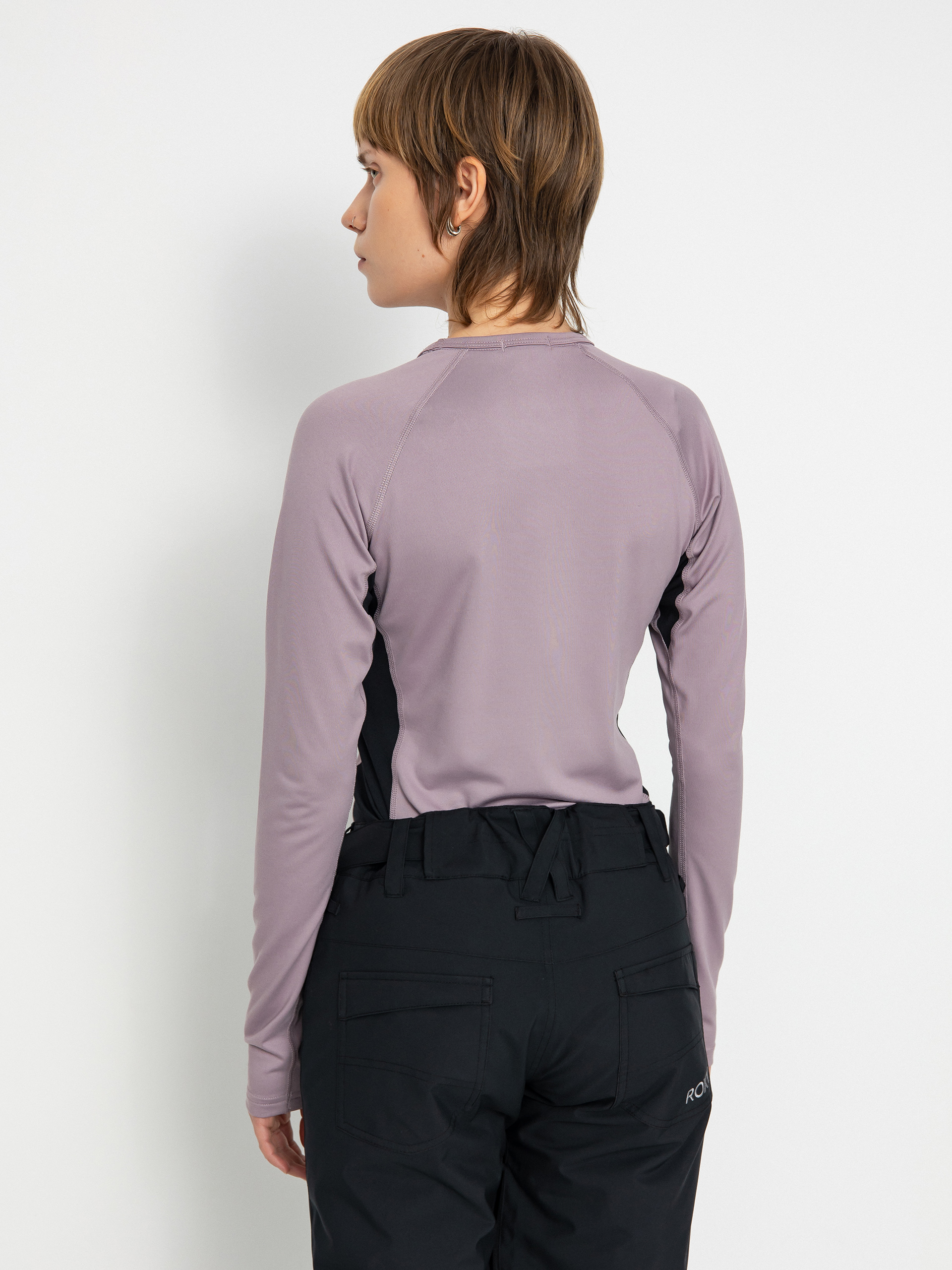 Damen Burton Midweight X Base Layer Longsleeve (elderberry)