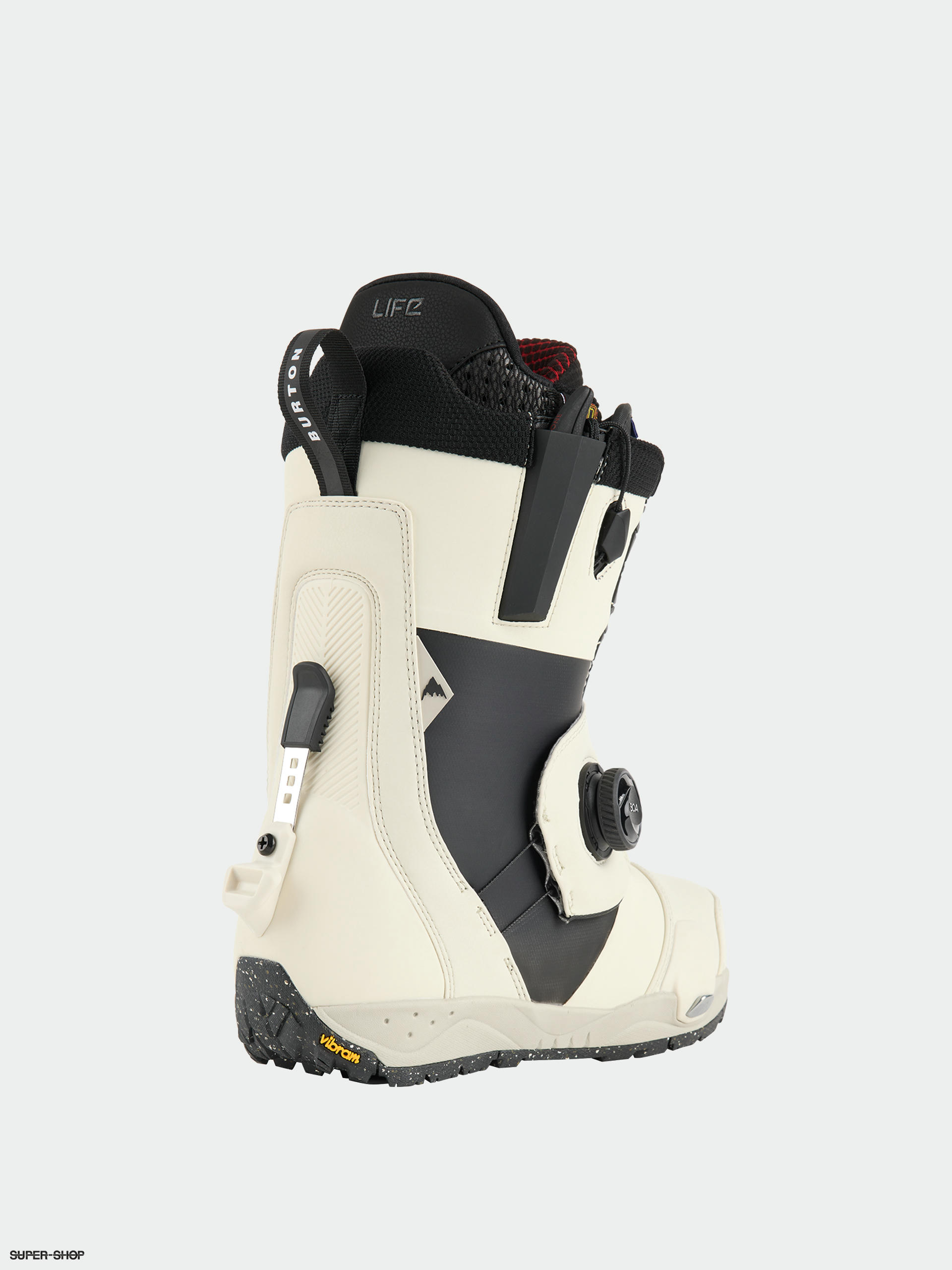 Mens Burton Ion Step On Snowboard boots stout white black