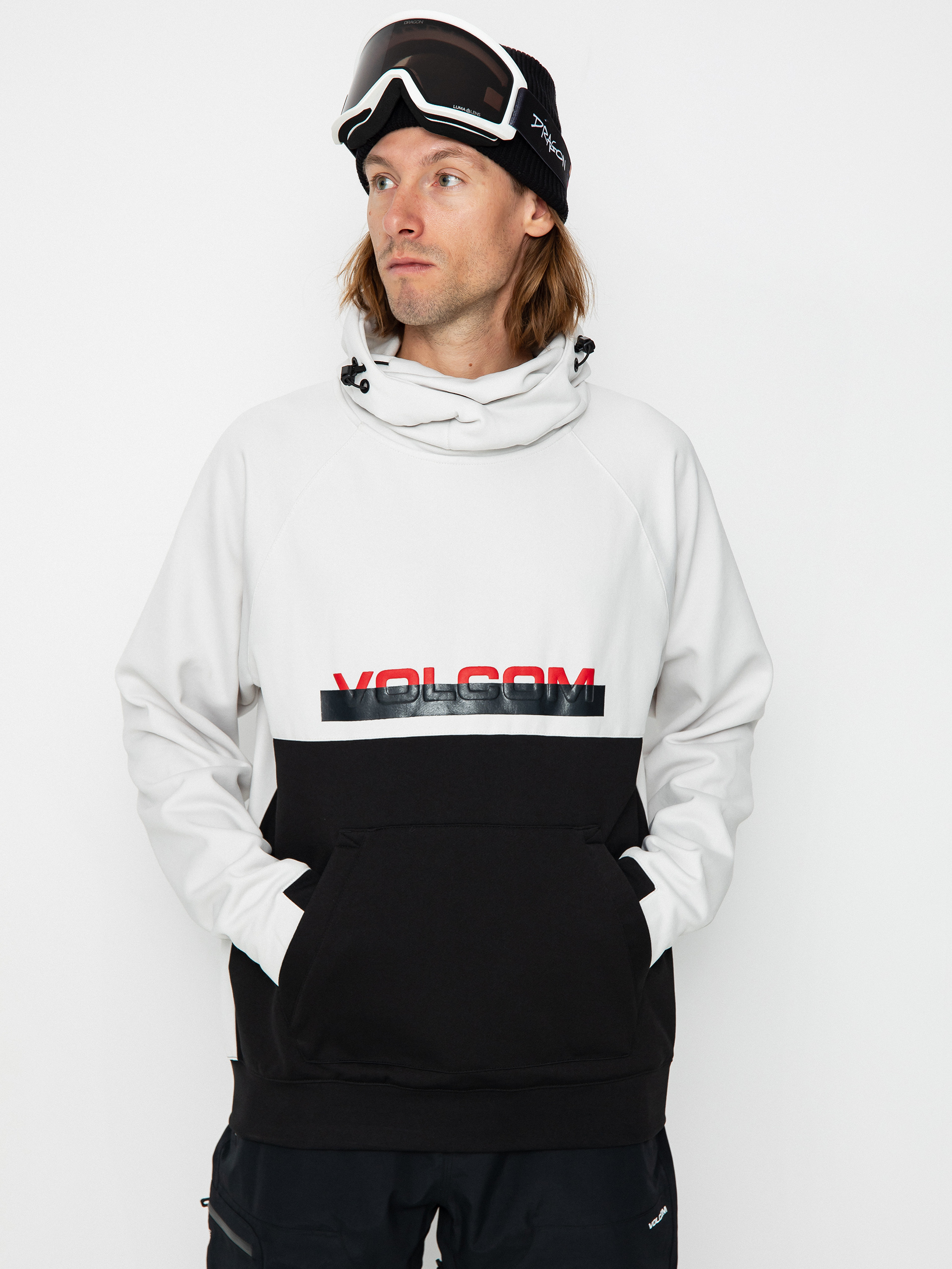 Mens Volcom Hydro Riding HD Active sweatshirt (ice)