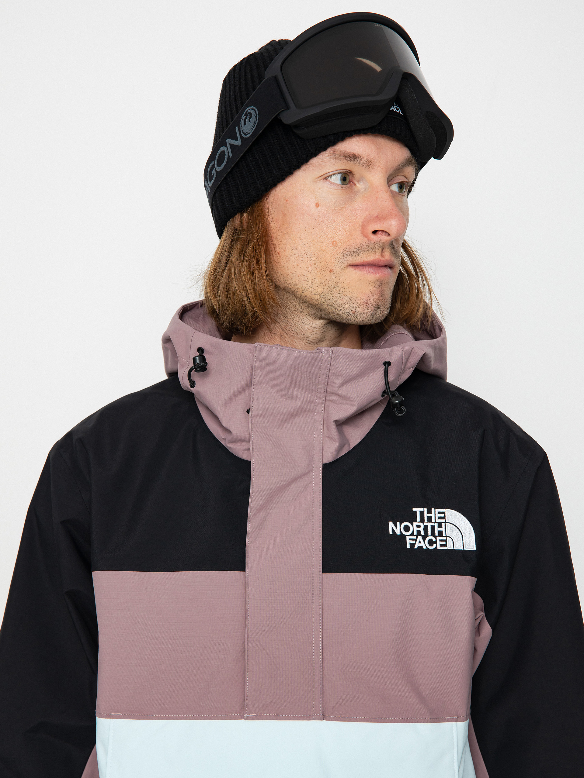 Mens The North Face Driftview Anorak Snowboard jacket (icecap blue/fawn grey)