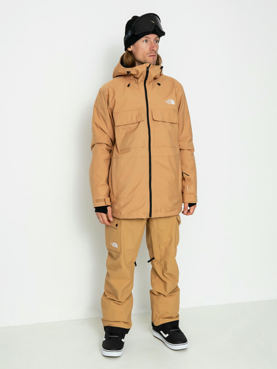 The North Face Fourbarrel Triclimate Snowboardjacke (almond butter/tnf black)