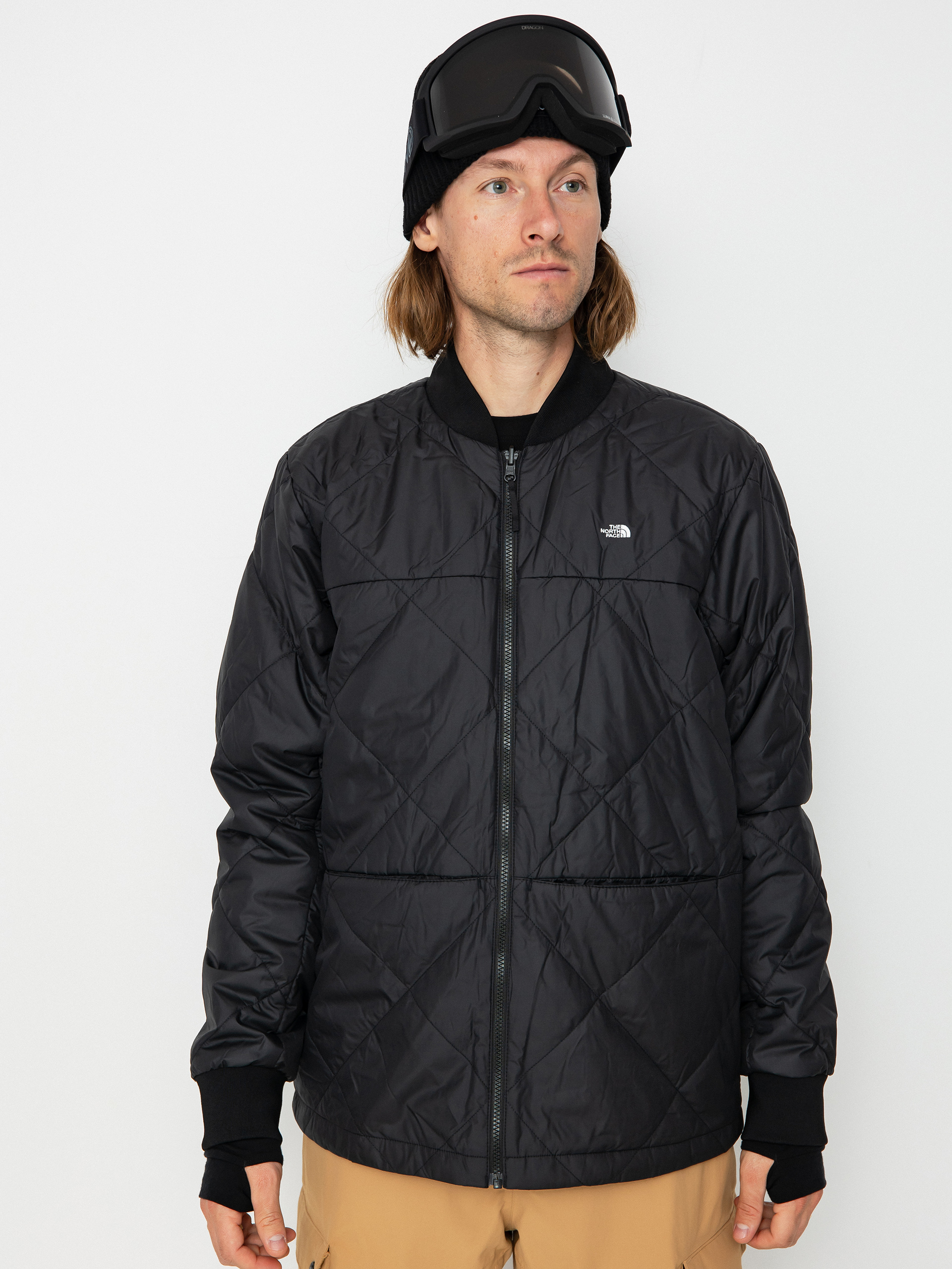 Mens The North Face Fourbarrel Triclimate Snowboard jacket (almond butter/tnf black)