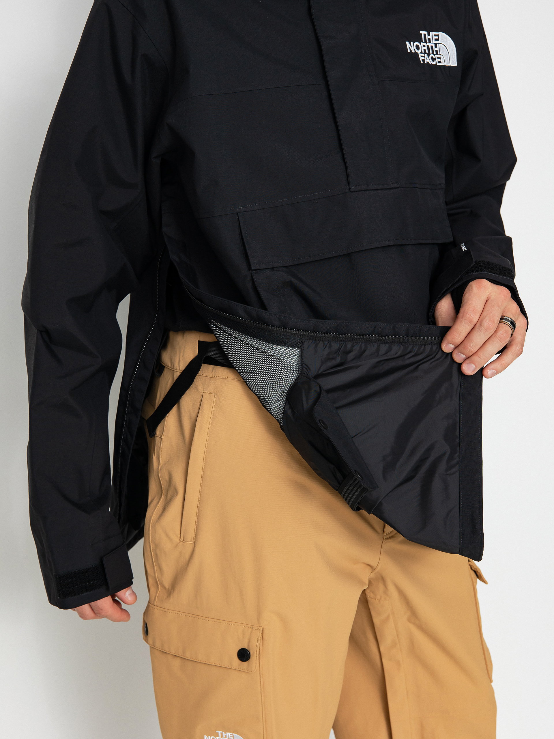 Mens The North Face Driftview Anorak Snowboard jacket (tnf black)