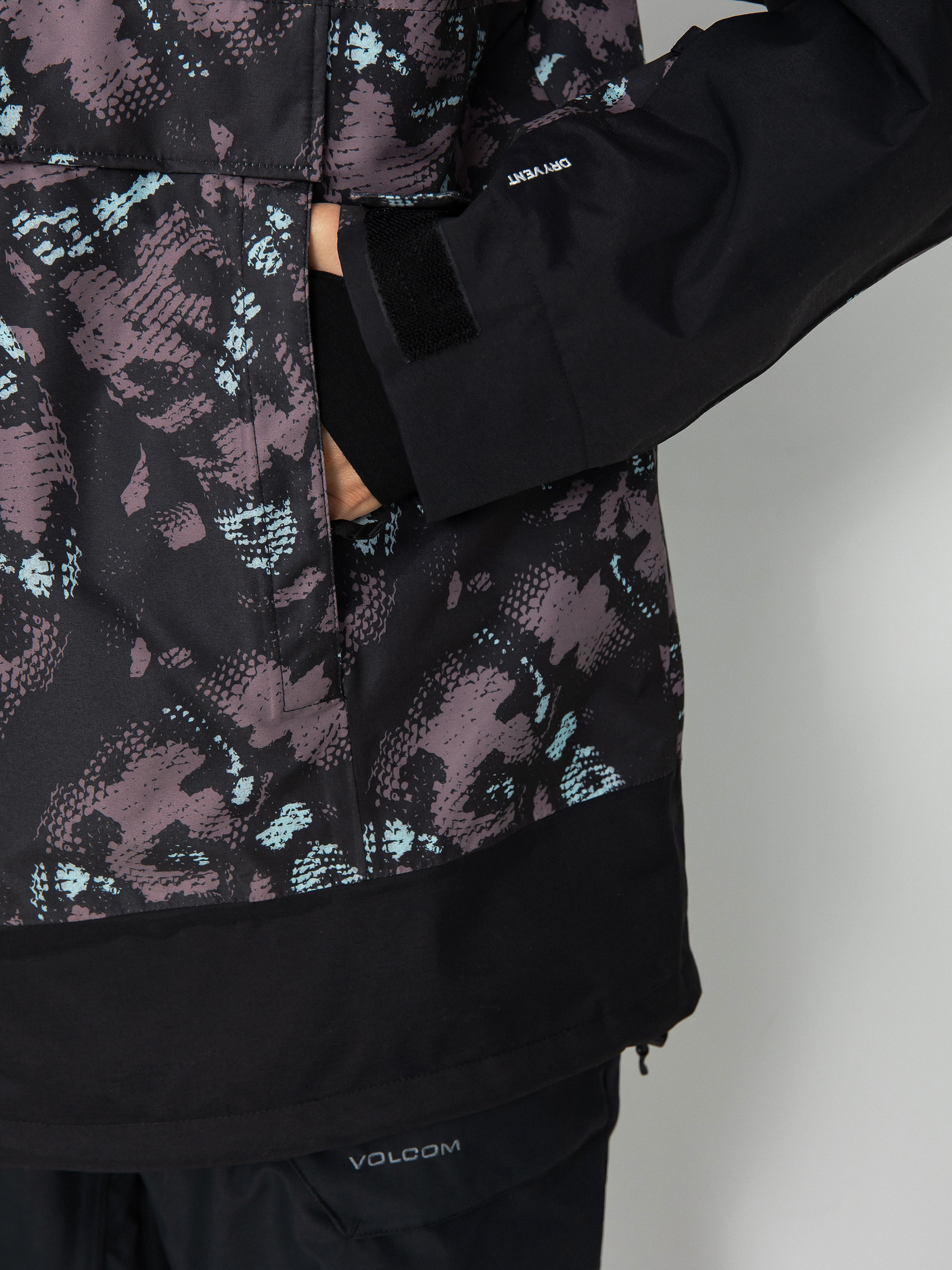 Mens The North Face Driftview Anorak Snowboard jacket (fawn grey snake charmer)