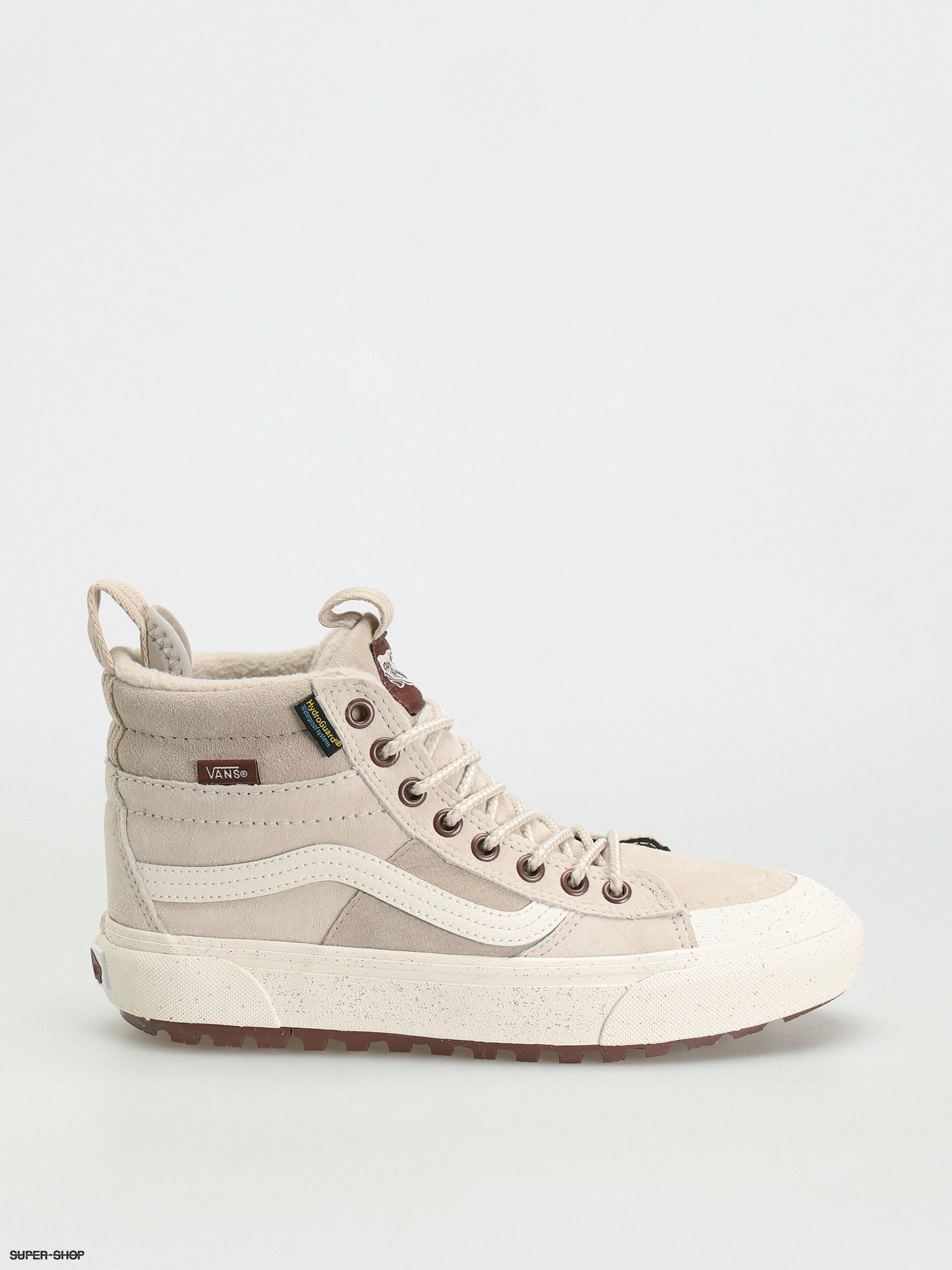 Vans sk8 hi off on sale white