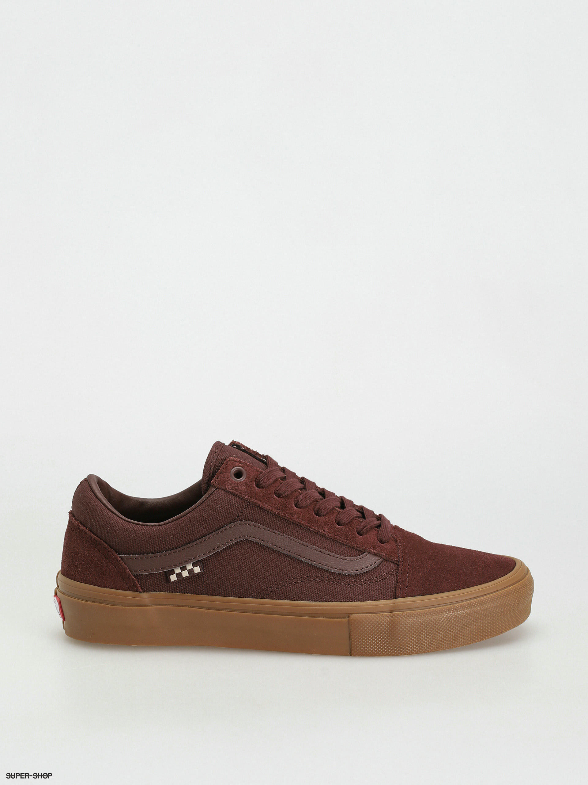 Vans old skool red clearance and brown