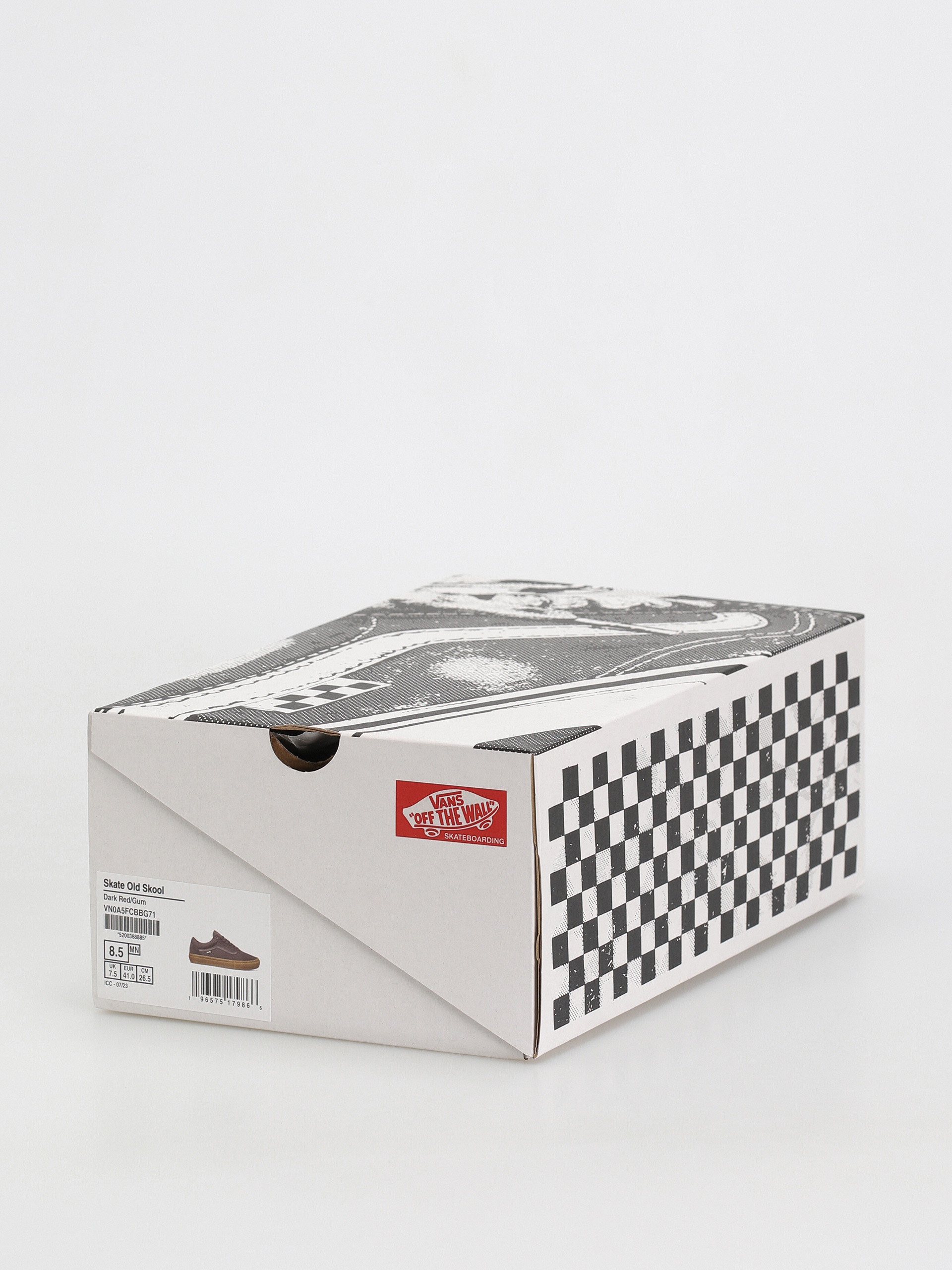 Vans Skate Old Skool Schuhe (dark red/gum)