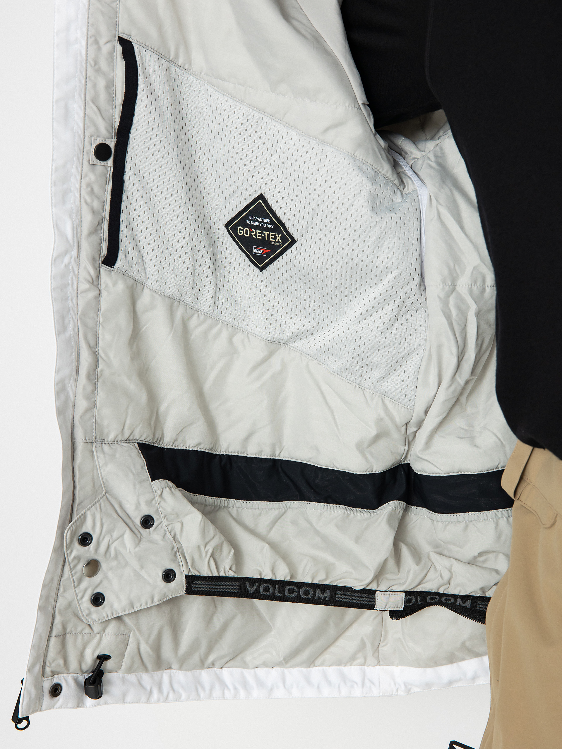 Mens Volcom Dua Ins Gore Snowboard jacket (white)
