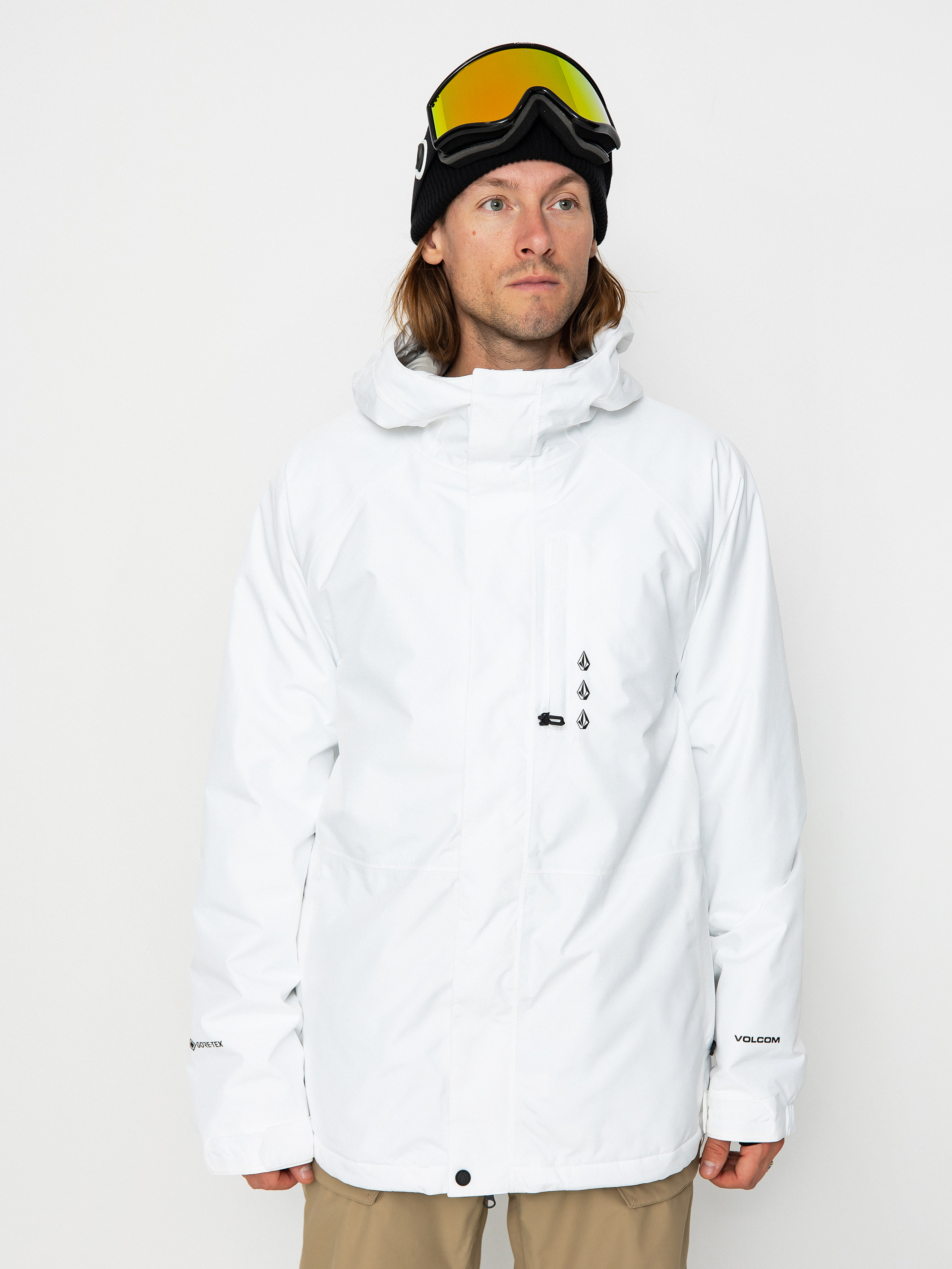 Mens Volcom Dua Ins Gore Snowboard jacket (white)