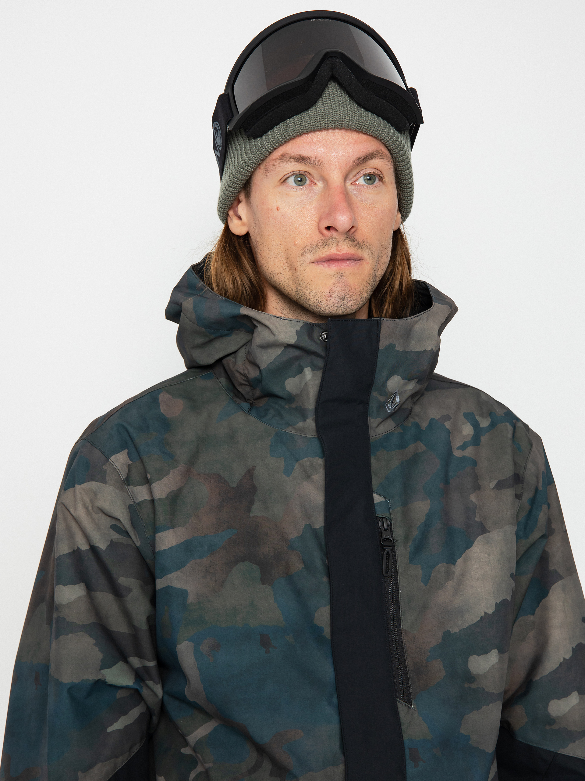 Herren Volcom Vcolp Ins Snowboardjacke (cloudwash camo)