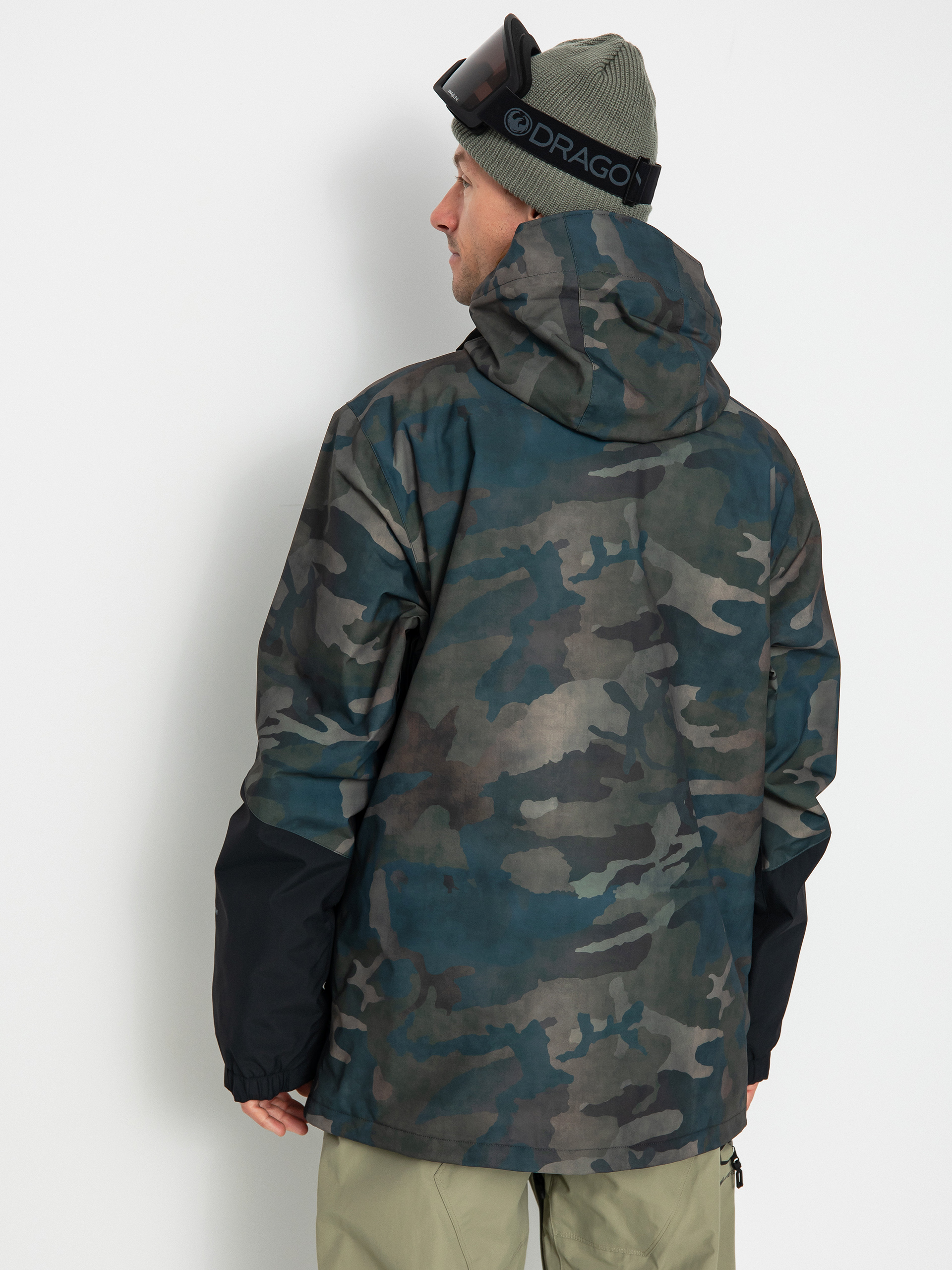 Herren Volcom Vcolp Ins Snowboardjacke (cloudwash camo)