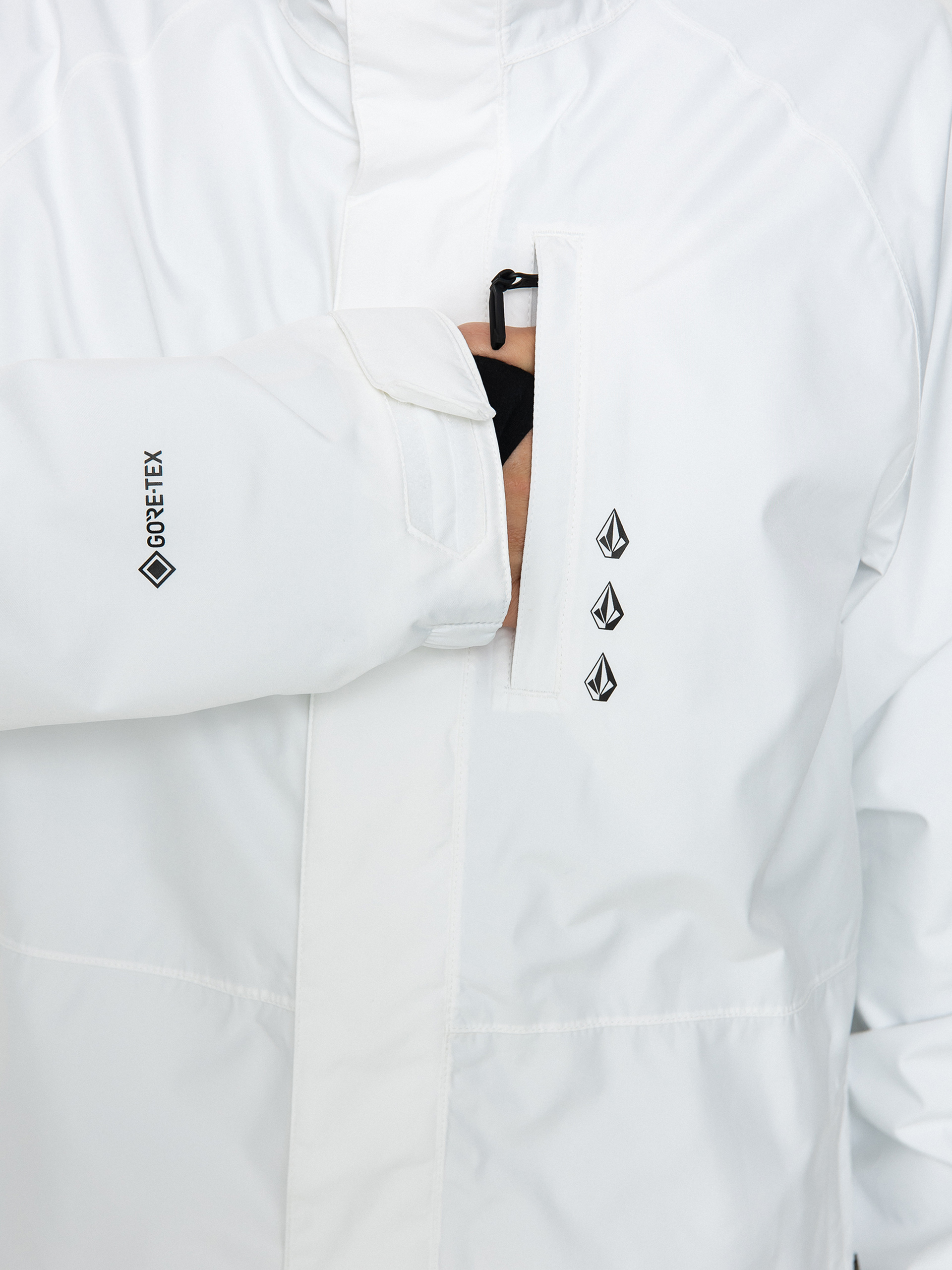 Mens Volcom Dua Gore Tex Snowboard jacket (white)