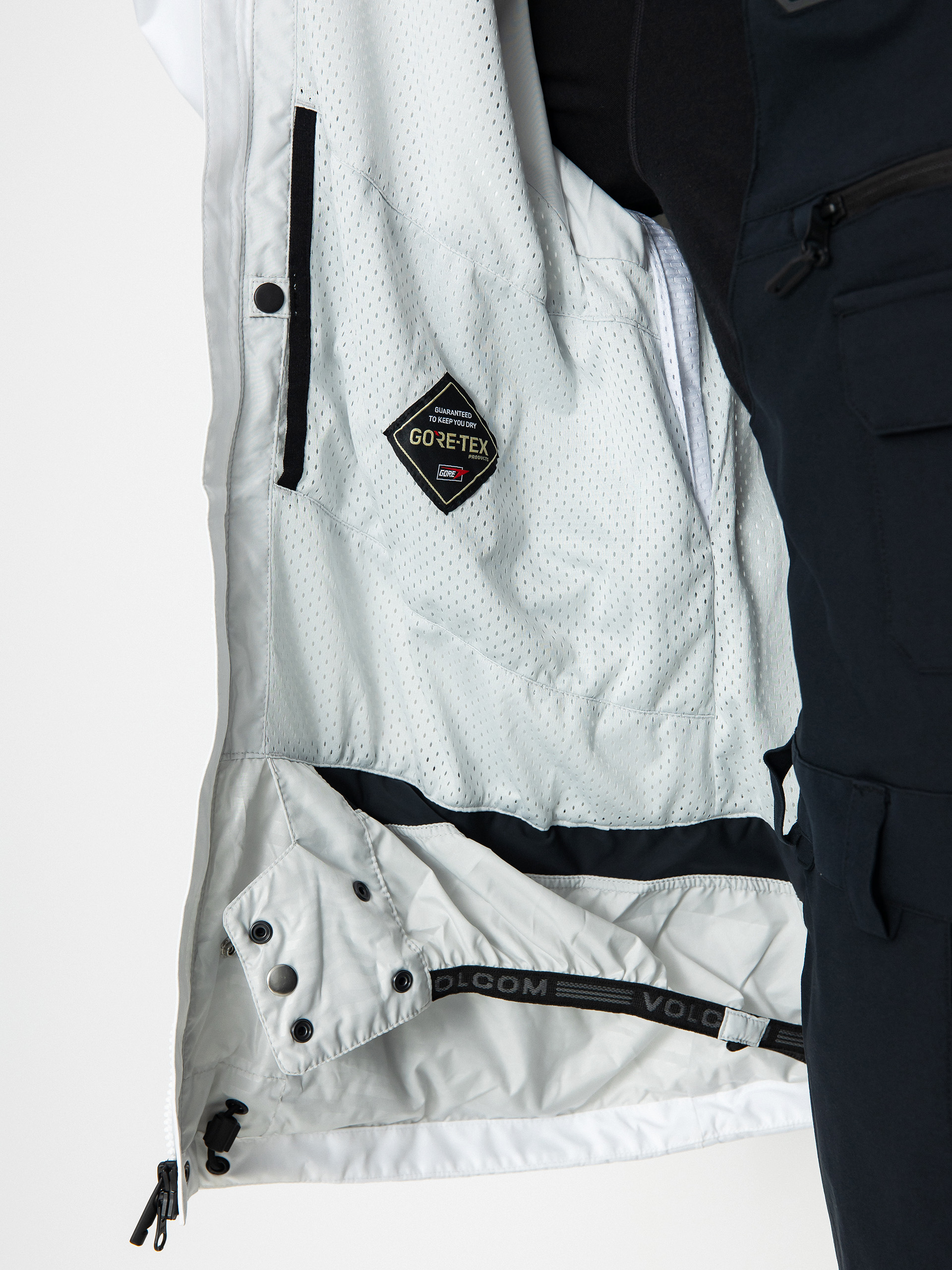 Mens Volcom Dua Gore Tex Snowboard jacket (white)