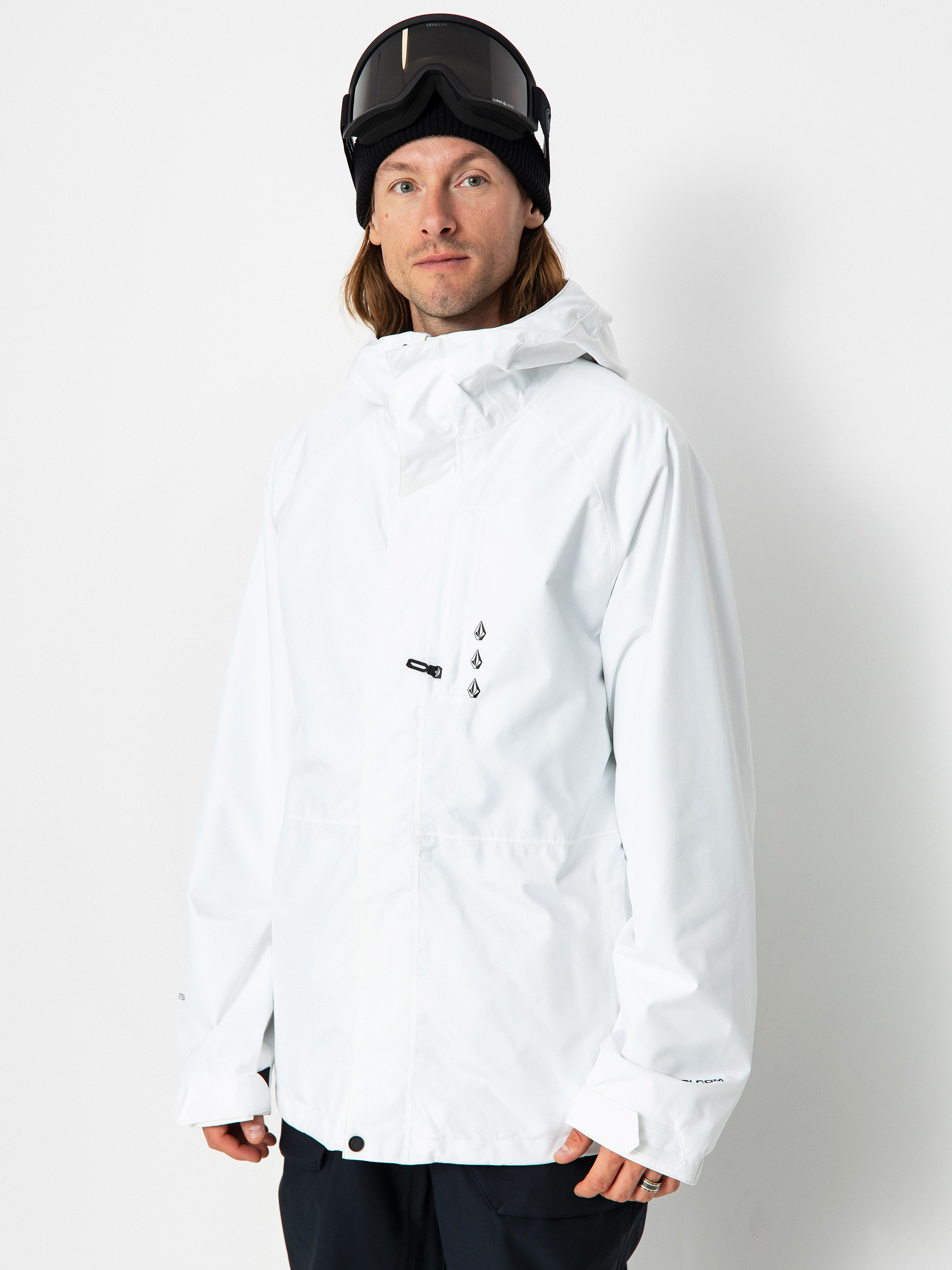 Mens Volcom Dua Gore Tex Snowboard jacket (white)