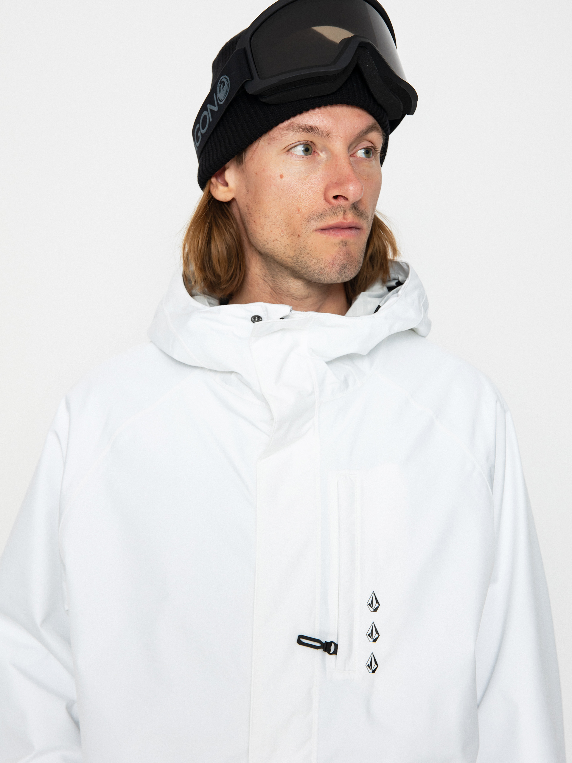 Mens Volcom Dua Gore Tex Snowboard jacket (white)